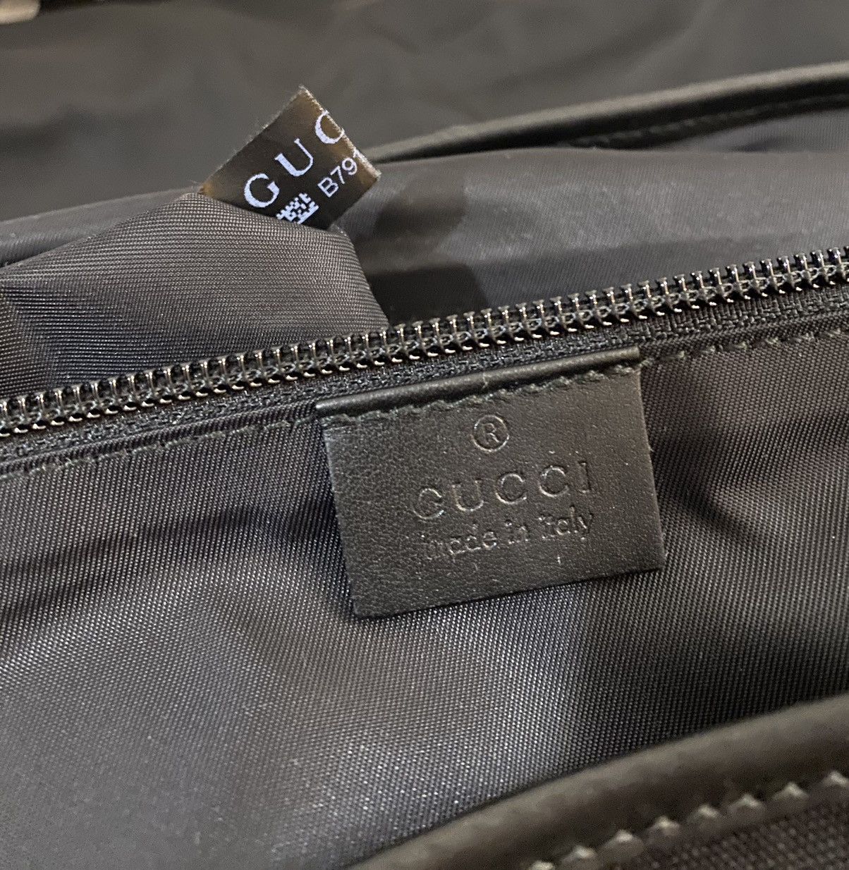 Gucci Gucci 🇮🇹 Nero ballistic nylon messenger bag unisex NEW Size ONE SIZE - 10 Thumbnail