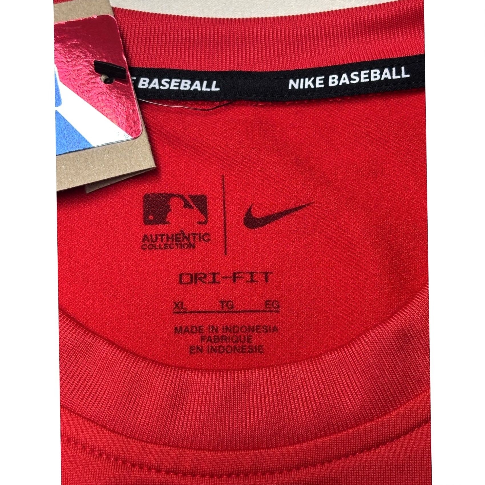 Nike Nike Washington Nationals MLB Authentic Collection Dri-FIT Red Shirt Mens XL NWT Size US XL / EU 56 / 4 - 4 Thumbnail