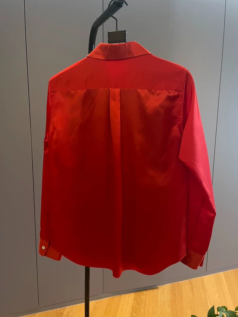 Comme des Garcons Comme Des Garcons Main Line Red Tear Shirt Size S / US 4 / IT 40 - 6 Thumbnail