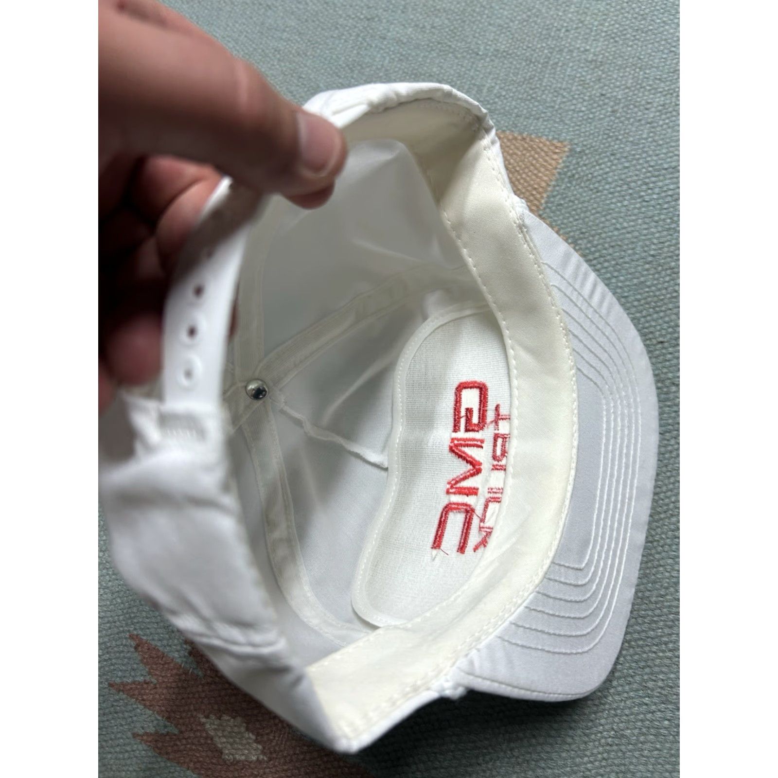 Vintage VINTAGE 80s SnapBack Chevy hat cap White USA made Men Adjustable Swingster embroidered truck USA Size ONE SIZE - 6 Thumbnail