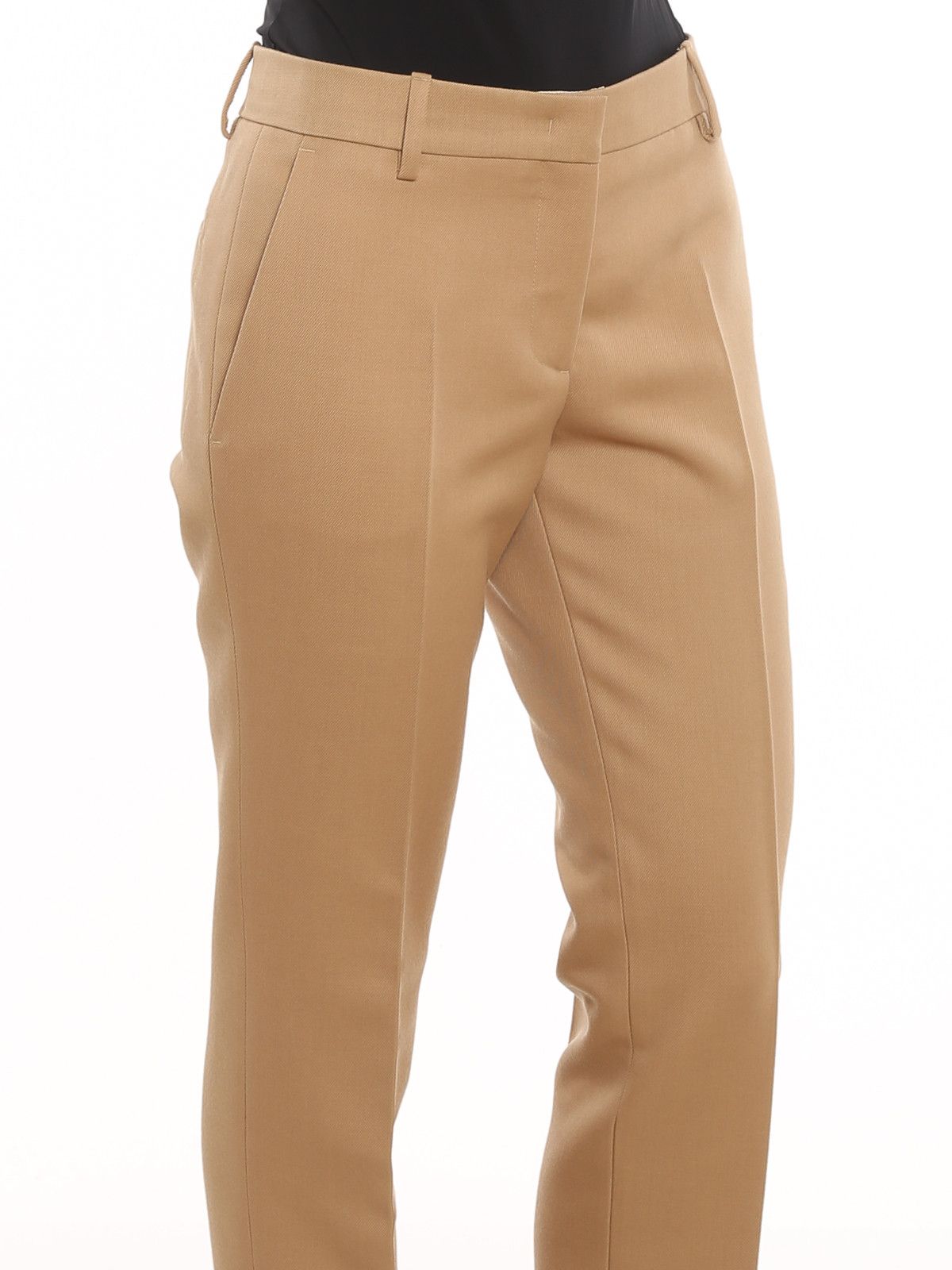 Golden Goose o1y0725 Casual Pant in Beige Size 26" / US 2 / IT 38 - 4 Thumbnail