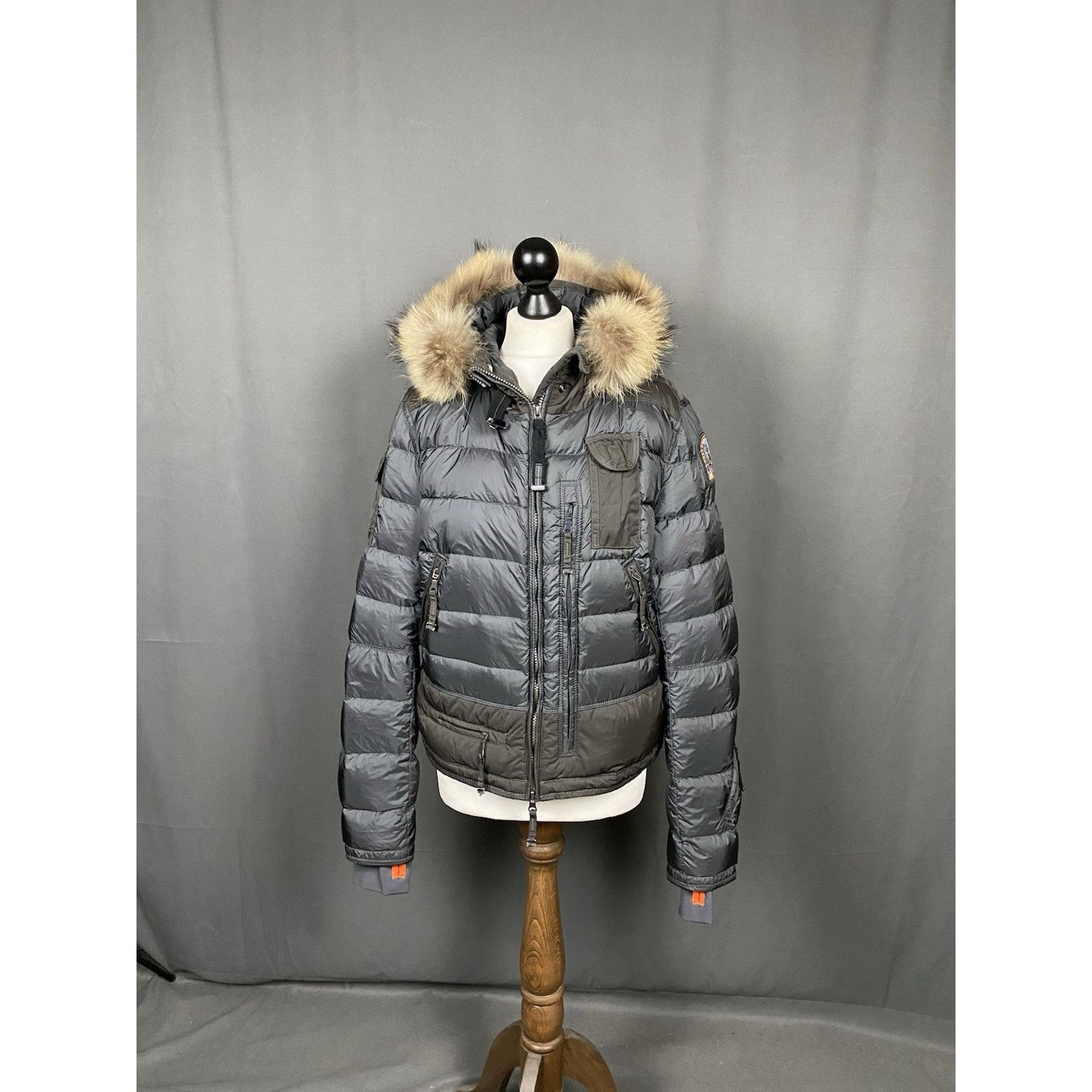 Parajumpers £700 RRP Parajumpers Skimaster Women's Gray Down Insulated P Size XL / US 12-14 / IT 48-50 - 4 Thumbnail