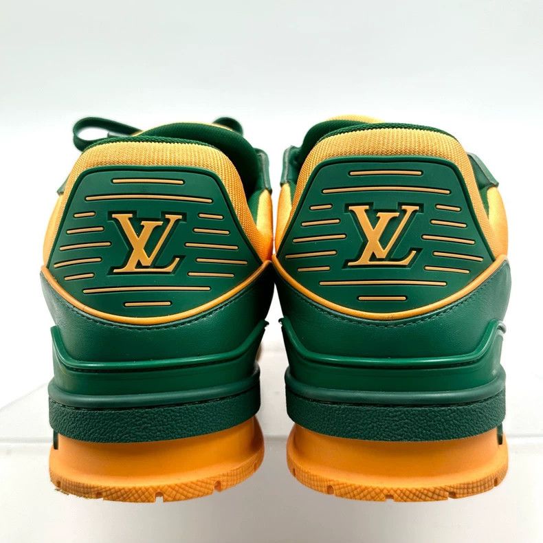 Louis Vuitton Louis Vuitton Trainer Brazilian yellow and green embossed Size US 9.5 / EU 42-43 - 4 Thumbnail