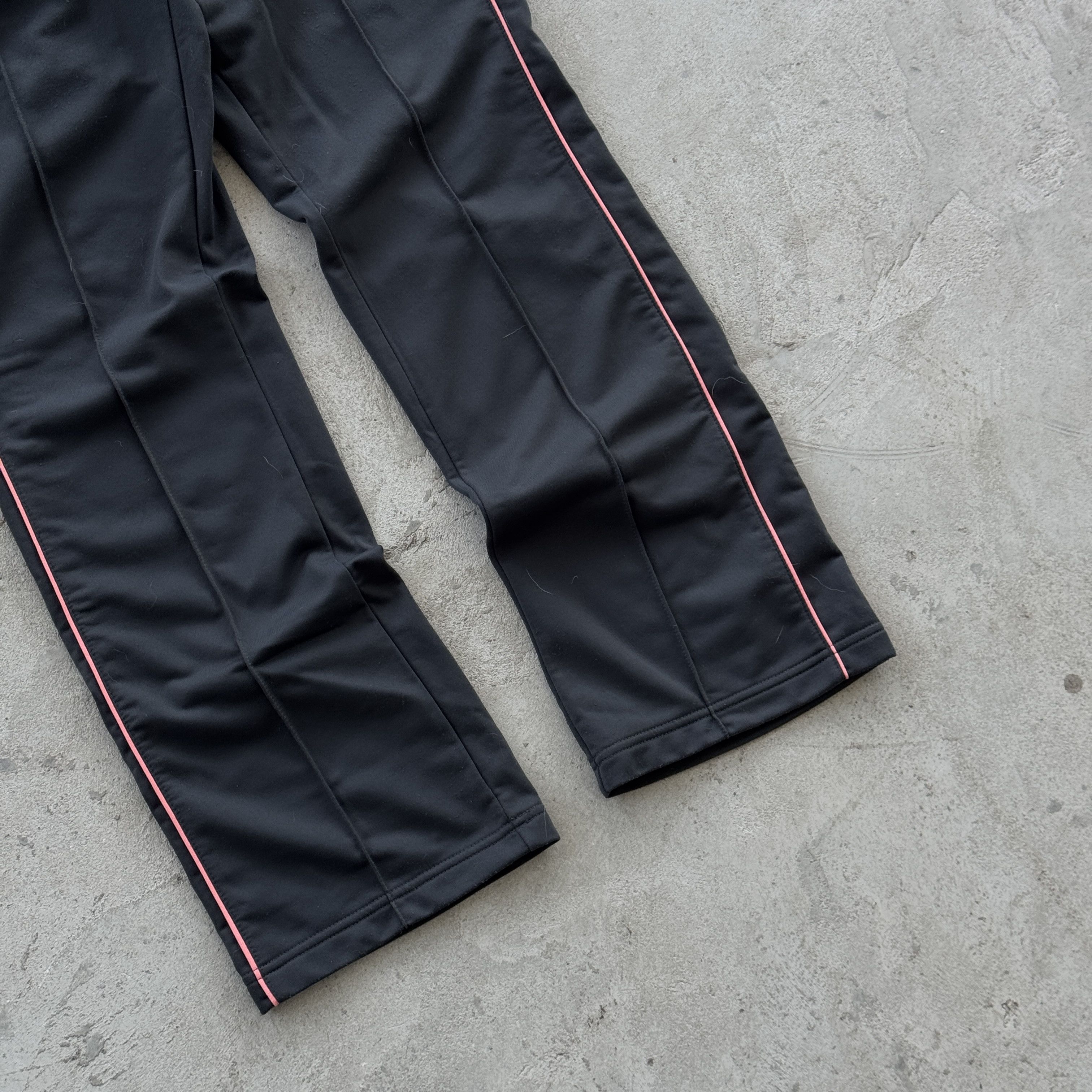 Nike Nike Gray Track Pants Pink Pinstripe Joggers Vintage Size 32" / US 10 / IT 46 - 7 Thumbnail