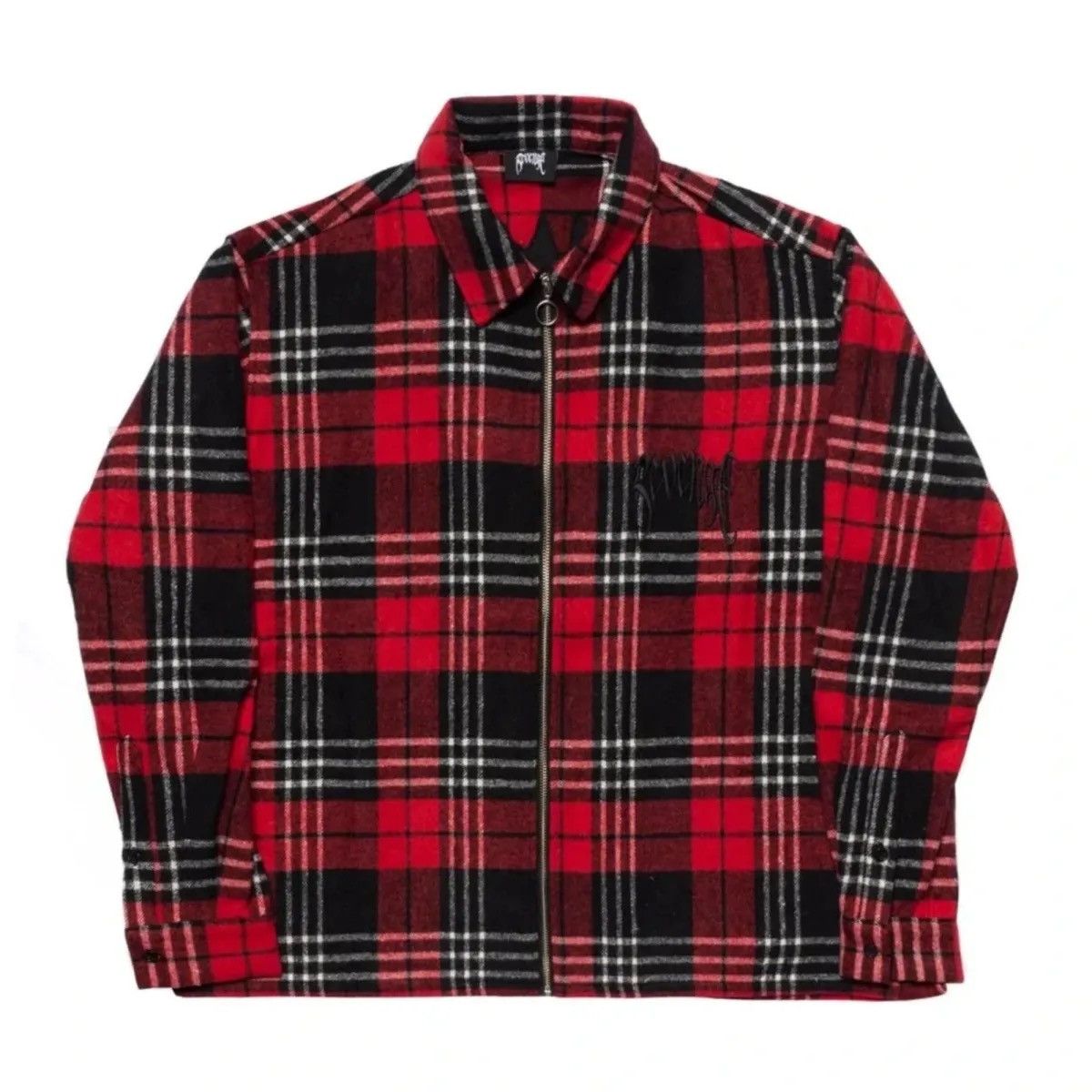 Revenge Revenge Red Flannel Zip Up Size US M / EU 48-50 / 2 - 2 Thumbnail