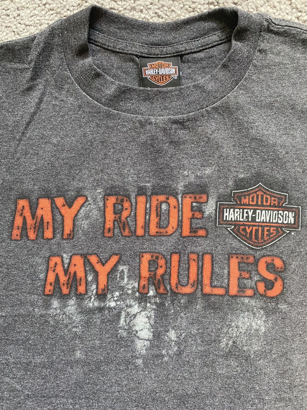 Harley Davidson × Vintage Vintage Y2K Harley Davidson Tee Shirt Size US S / EU 44-46 / 1 - 4 Thumbnail