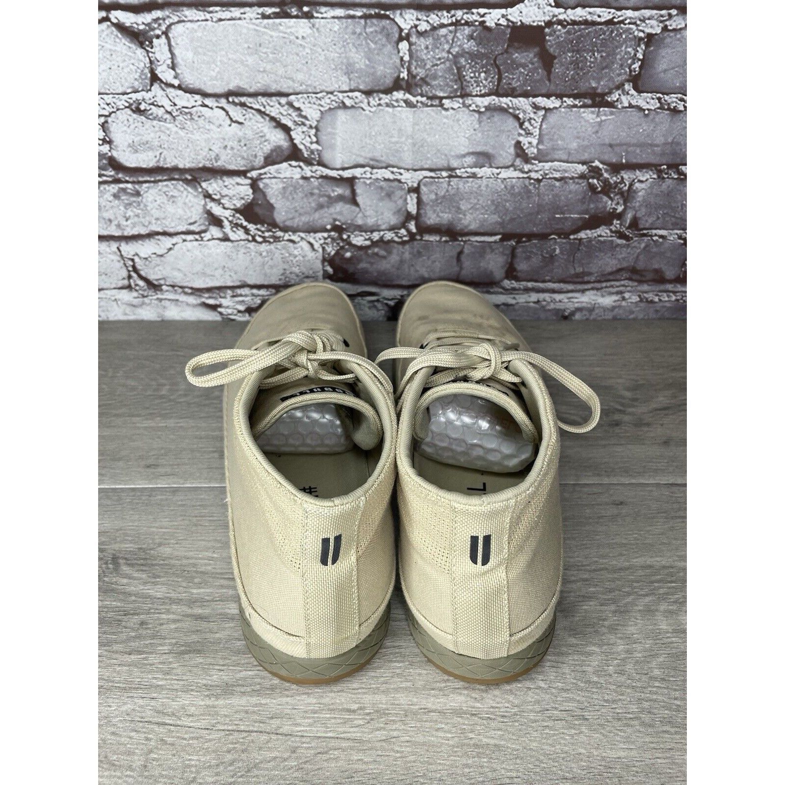 Other Nobull Mid Desert Trainer Canvas Beige Fabric Lace Up Sneake Size US 13 / EU 46 - 13 Thumbnail