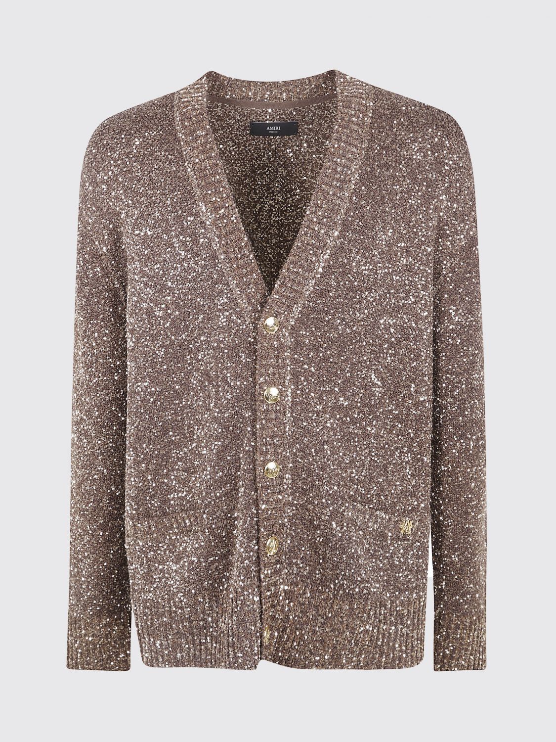 Amiri Amiri Sweater Men Brown Size US M / EU 48-50 / 2 - 1 Thumbnail