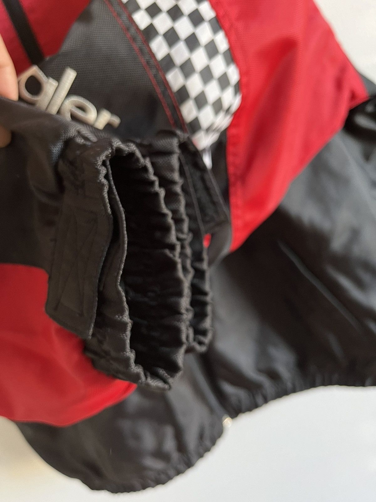 Vintage Vintage Y2K Saxon Racing Moto Patched Nylon Jacket Size US XL / EU 56 / 4 - 4 Thumbnail