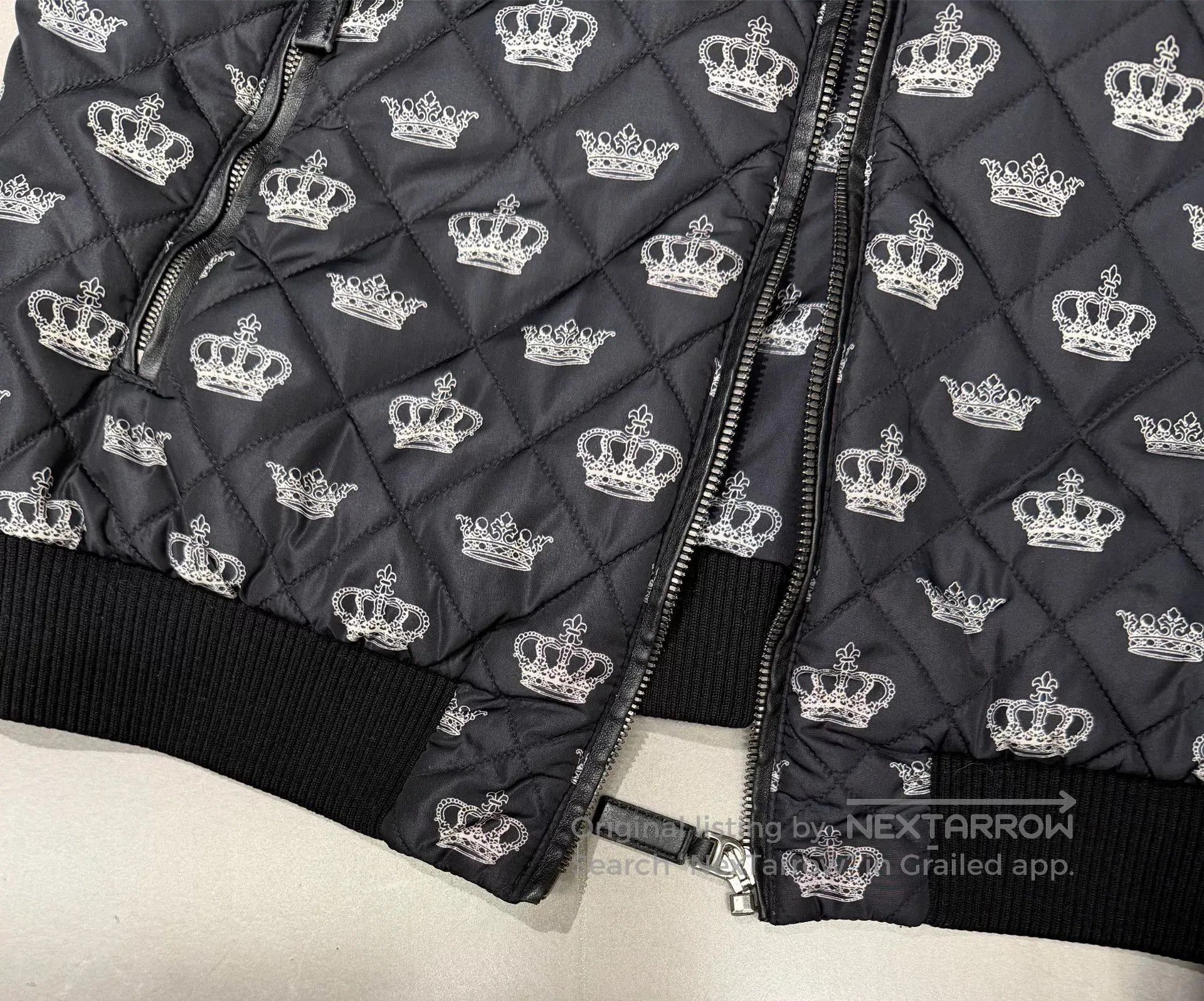 Dolce & Gabbana Dolce & Gabbana Runway Crown Print Puffer Jacket. Size US L / EU 52-54 / 3 - 5 Thumbnail