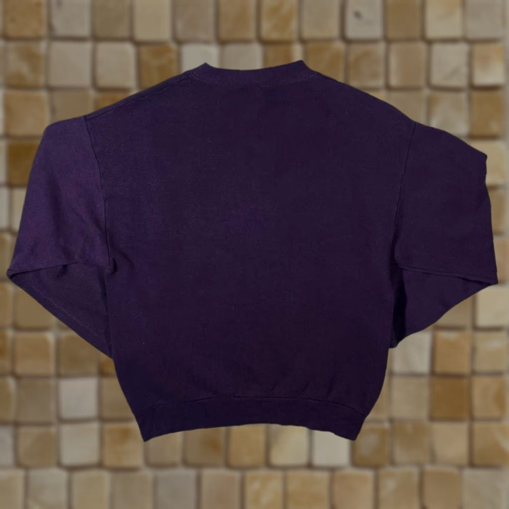 Jerzees Vintage Jerzees Las Vegas Embroidered Souvenir Spellout Sweatshirt Medium Purple Mens Sweatshirt Embroidered Souvenir Las Vegas 90s Rubber Size US M / EU 48-50 / 2 - 1 Thumbnail