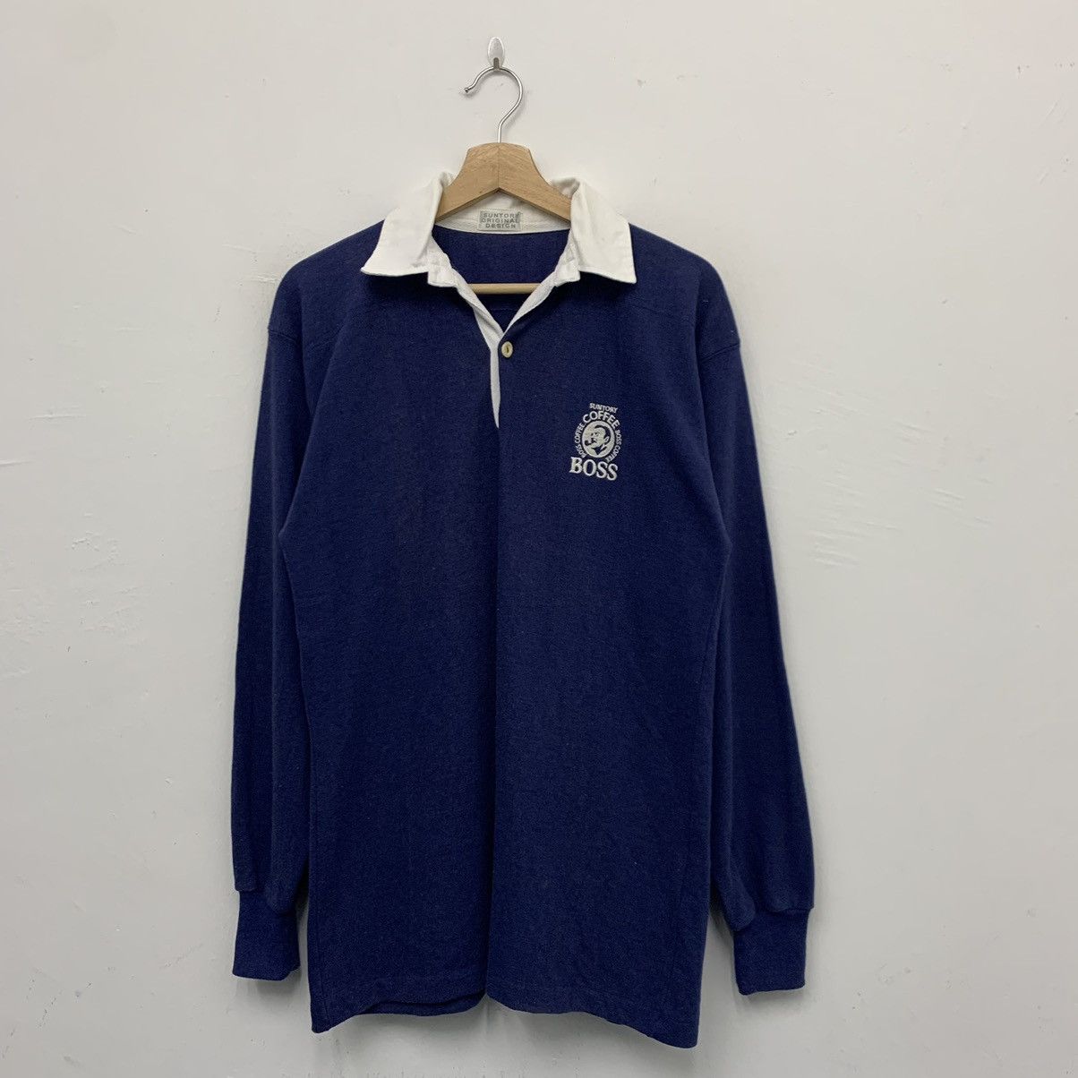 Vintage Suntory Collegiate Rugby Shirt Size US M / EU 48-50 / 2 - 1 Thumbnail