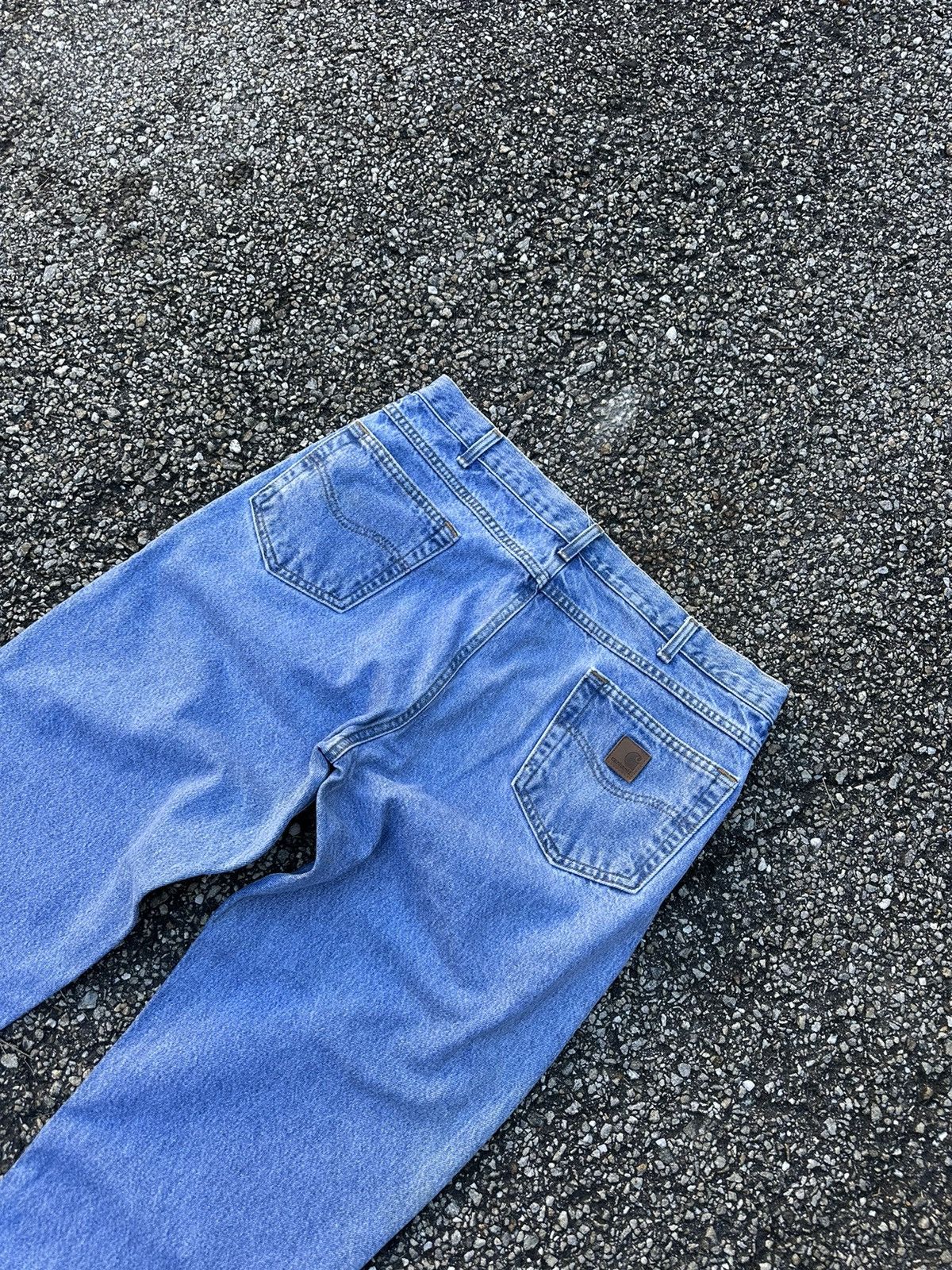 Carhartt × Japanese Brand × Vintage Vintage Men’s Blue Jeans Pants Carhartt Size US 38 / EU 54 - 2 Thumbnail