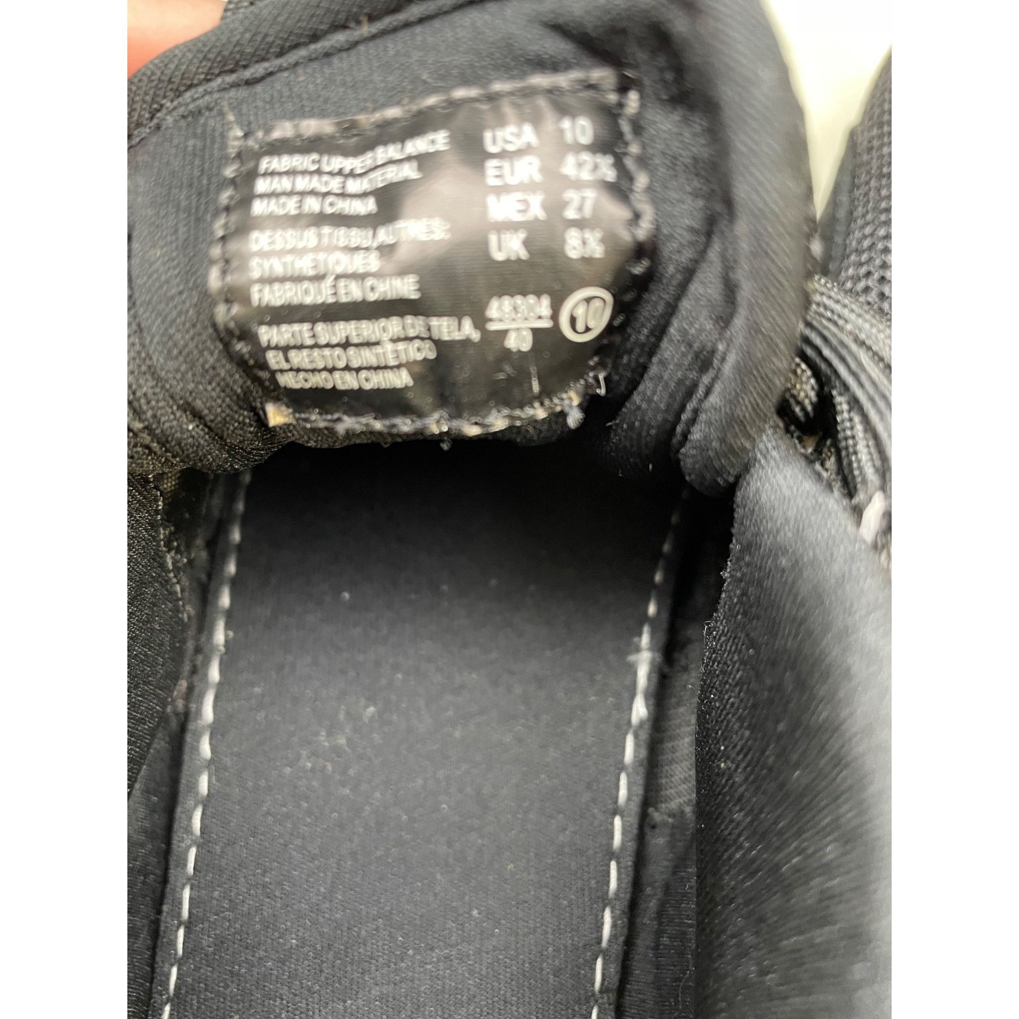 Champion Champion Womens Black White Sneakers Shoes Size 10 SKU 6823 Size US 10 / IT 40 - 7 Thumbnail