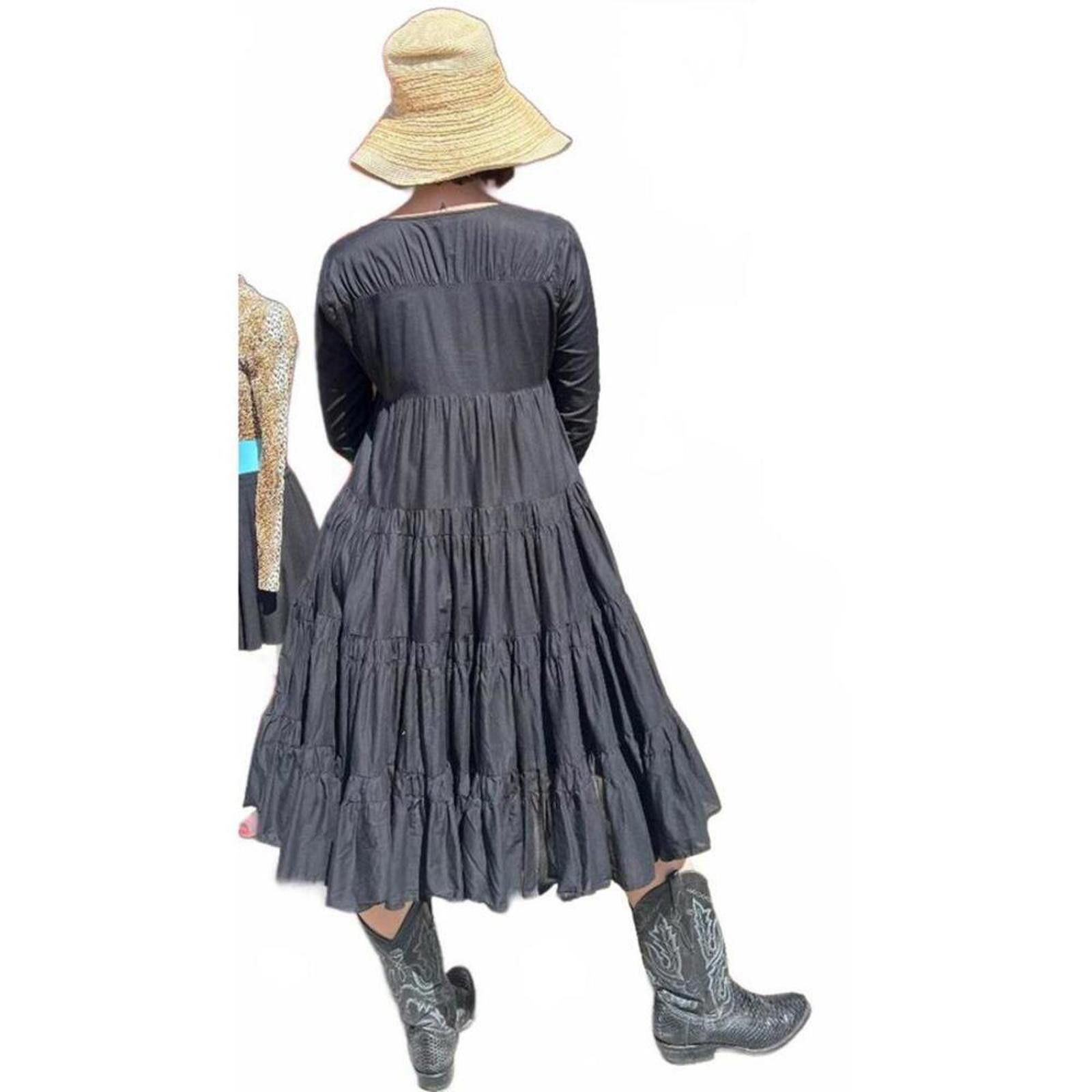 Designer Merlette Women’s Dramatic Tiered Dress – Size Small Size S / US 4 / IT 40 - 3 Thumbnail