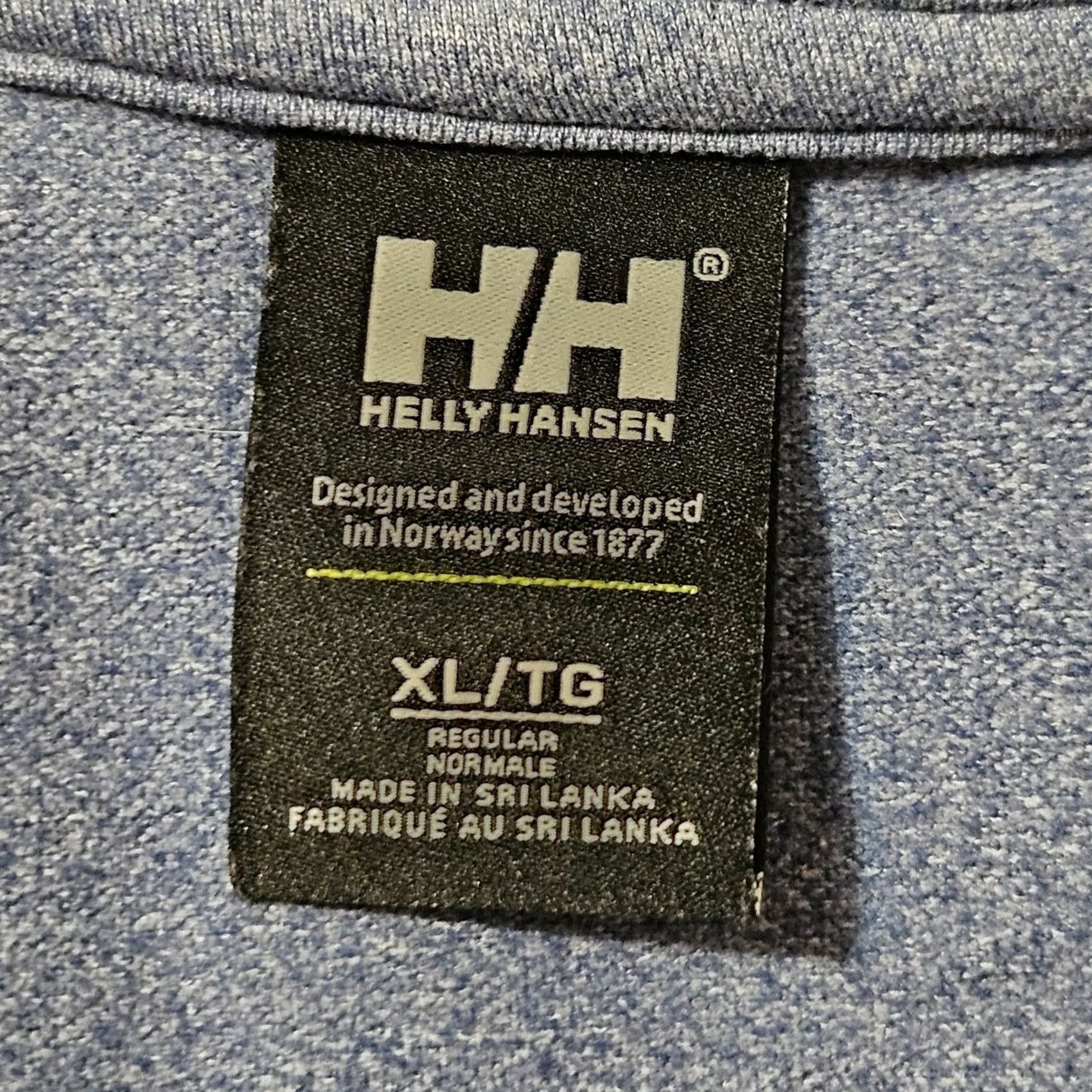 Helly Hansen Helly Hansen Verglas 1/2 Zip Midlayer Blue Long Sleeve Sweater Men's XL Pullover Regular Size Blue Mens XL Size US XL / EU 56 / 4 - 3 Thumbnail