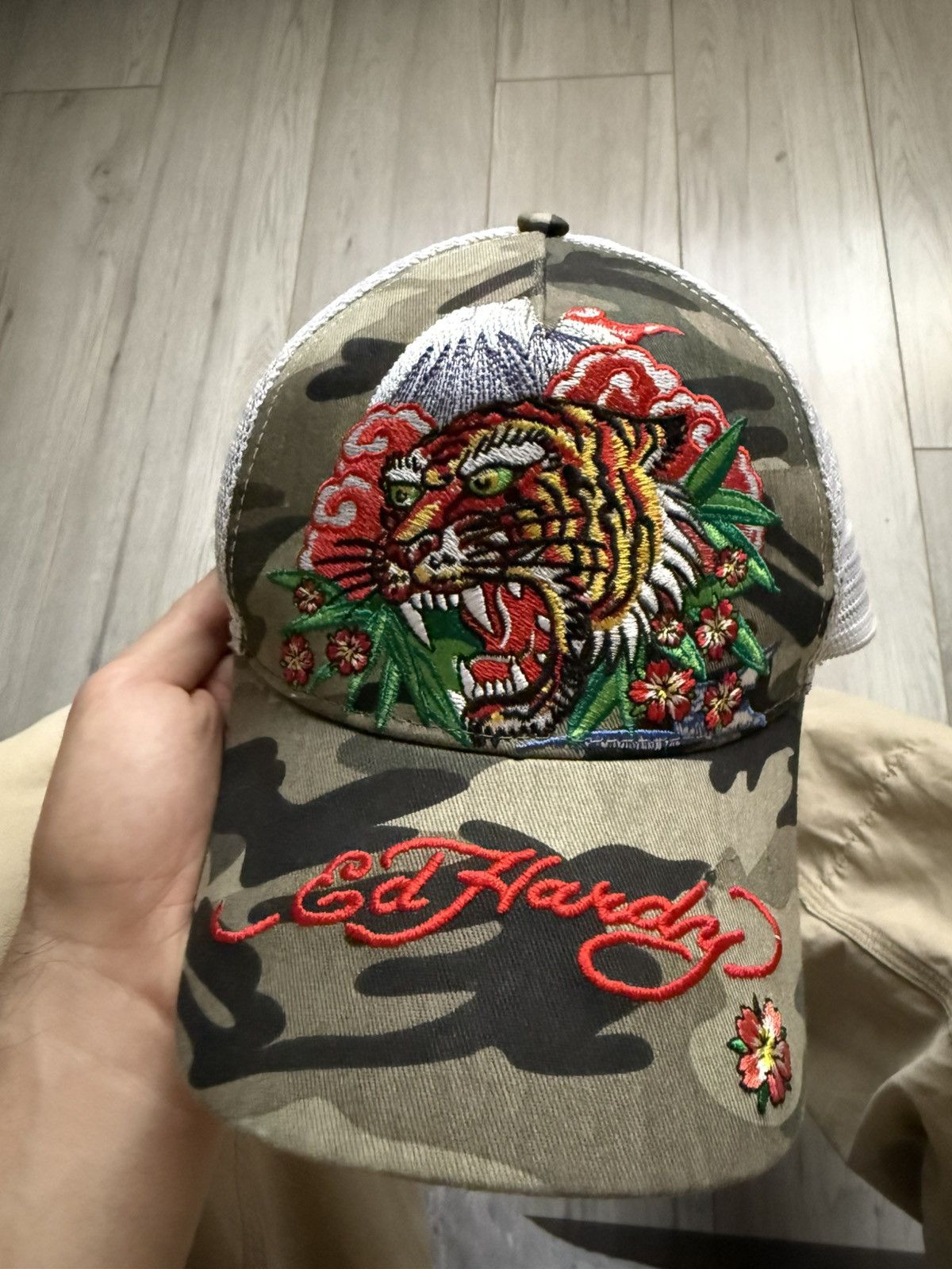 Ed Hardy × Urban Outfitters 🐯Vintage Ed Hardy X Urban Autfitters cap rare hat Size 34 - 2 Thumbnail