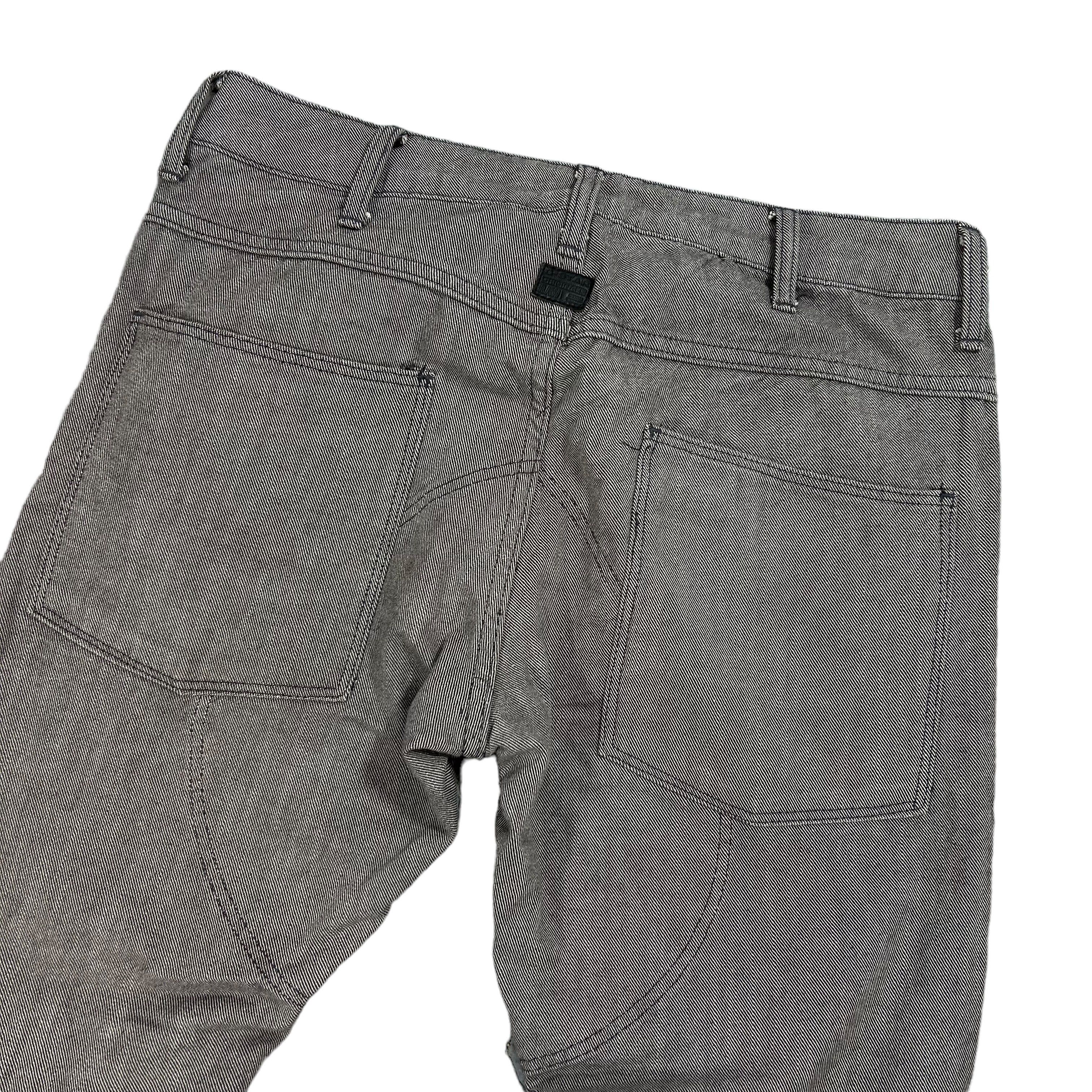 G-Star G-star Raw 5620 3D Elwood Black White Striped Pants W32 L30 Size US 32 / EU 48 - 4 Thumbnail