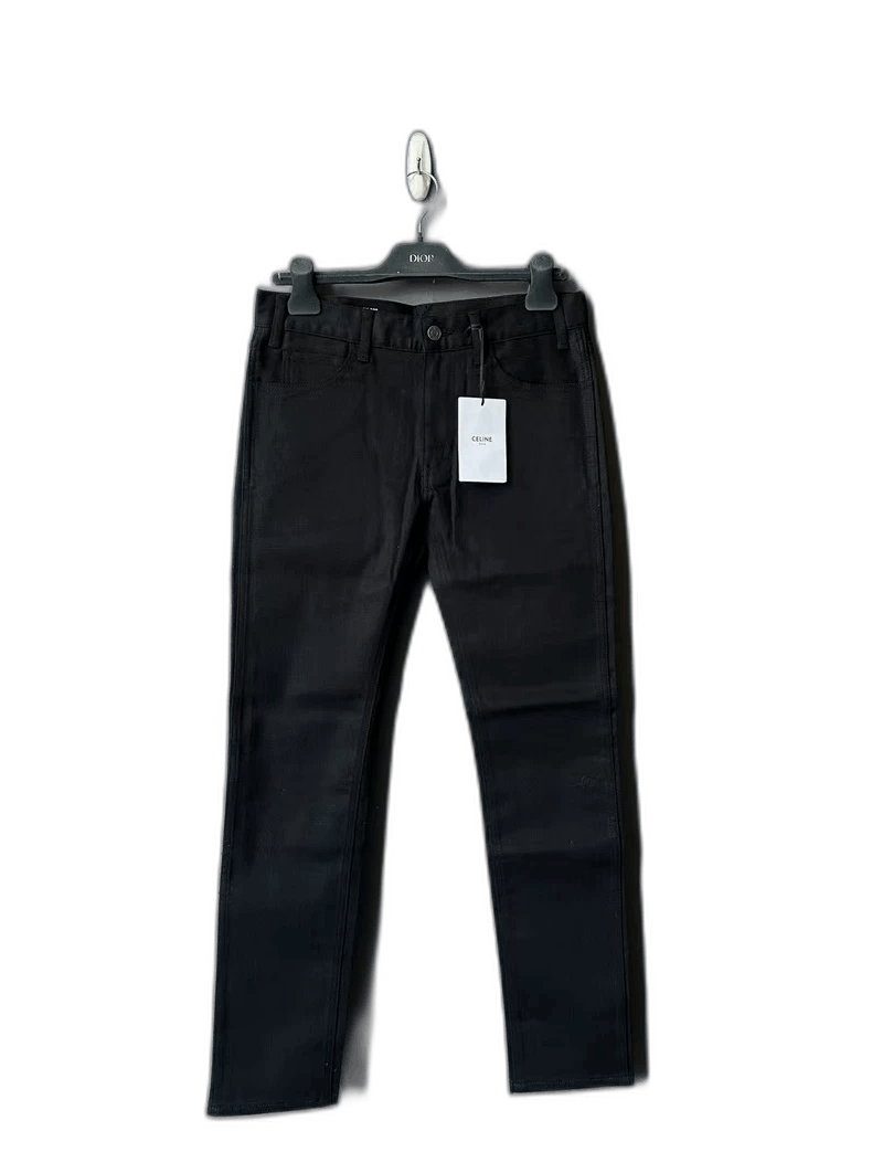 Celine Celine Black Denim Pants Size 28 Size 28" / US 6 / IT 42 - 1 Thumbnail
