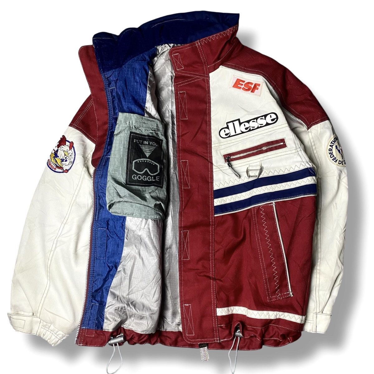 Ellesse × Goldwin 🔥VTG Ellesse - EFS France Cocorico 90s jacket by Goldwin Size US M / EU 48-50 / 2 - 4 Thumbnail