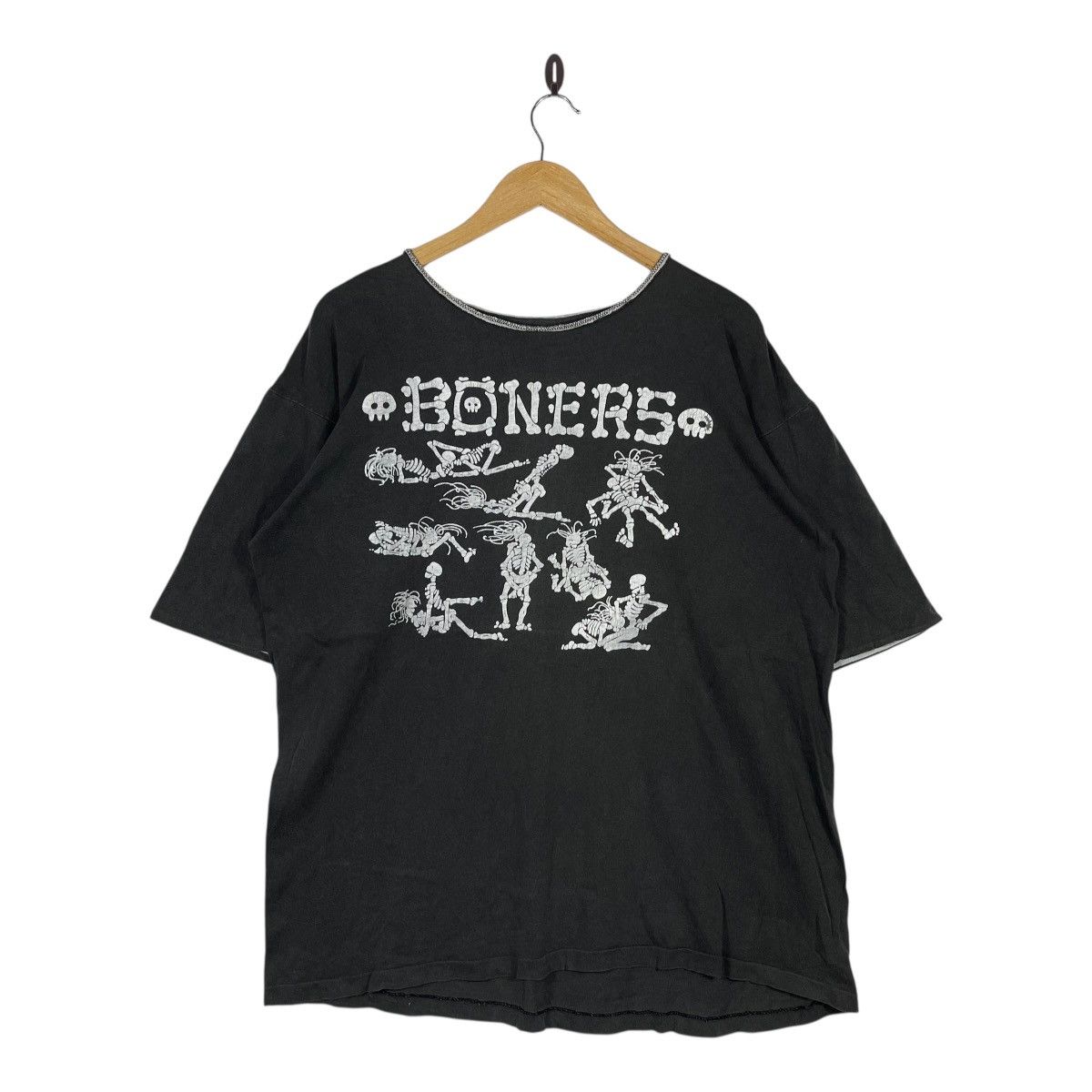 Salem Sportswear Vintage Salem Sportswear “Boners” Skeleton Graphic T-Shirt Size US XL / EU 56 / 4 - 1 Thumbnail
