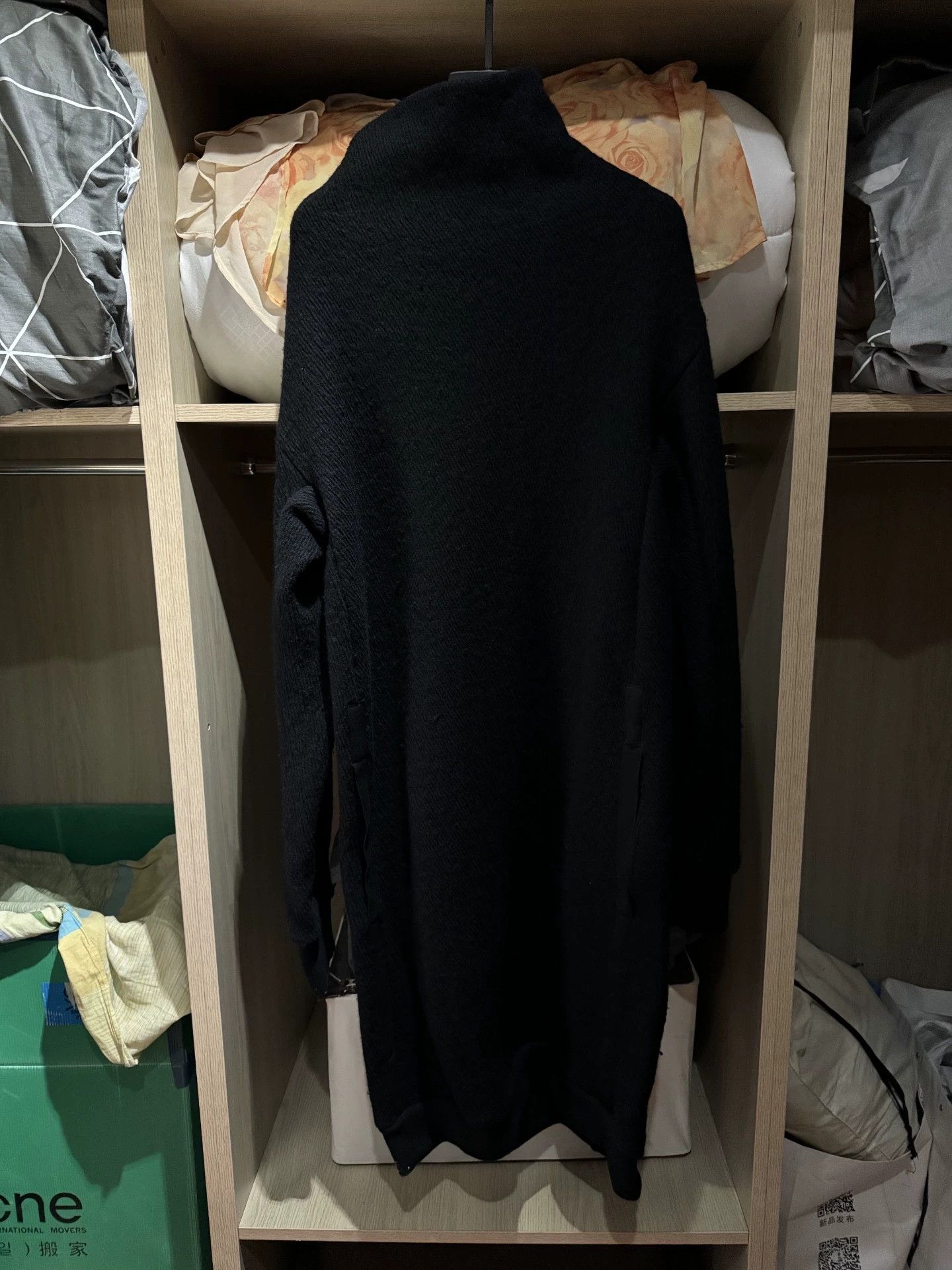 Boris Bidjan Saberi BBS knee-length thick wool pullover sweater M Size US M / EU 48-50 / 2 - 1 Thumbnail