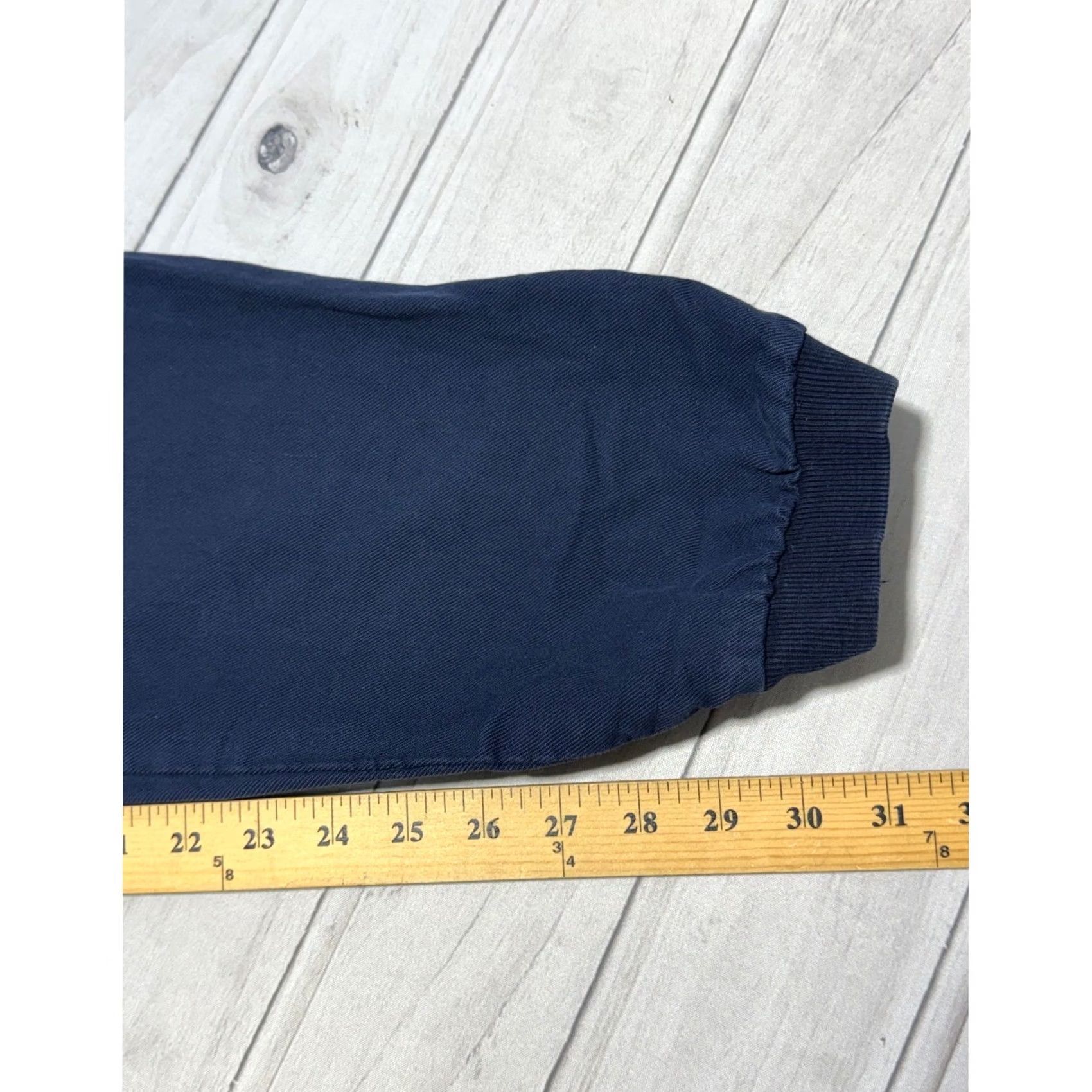 Vintage Crazy Shirts Jogger Pants Mens Large Navy Blue Cotton Twill Drawstring 00259 Size US XS / EU 42 / 0 - 8 Thumbnail