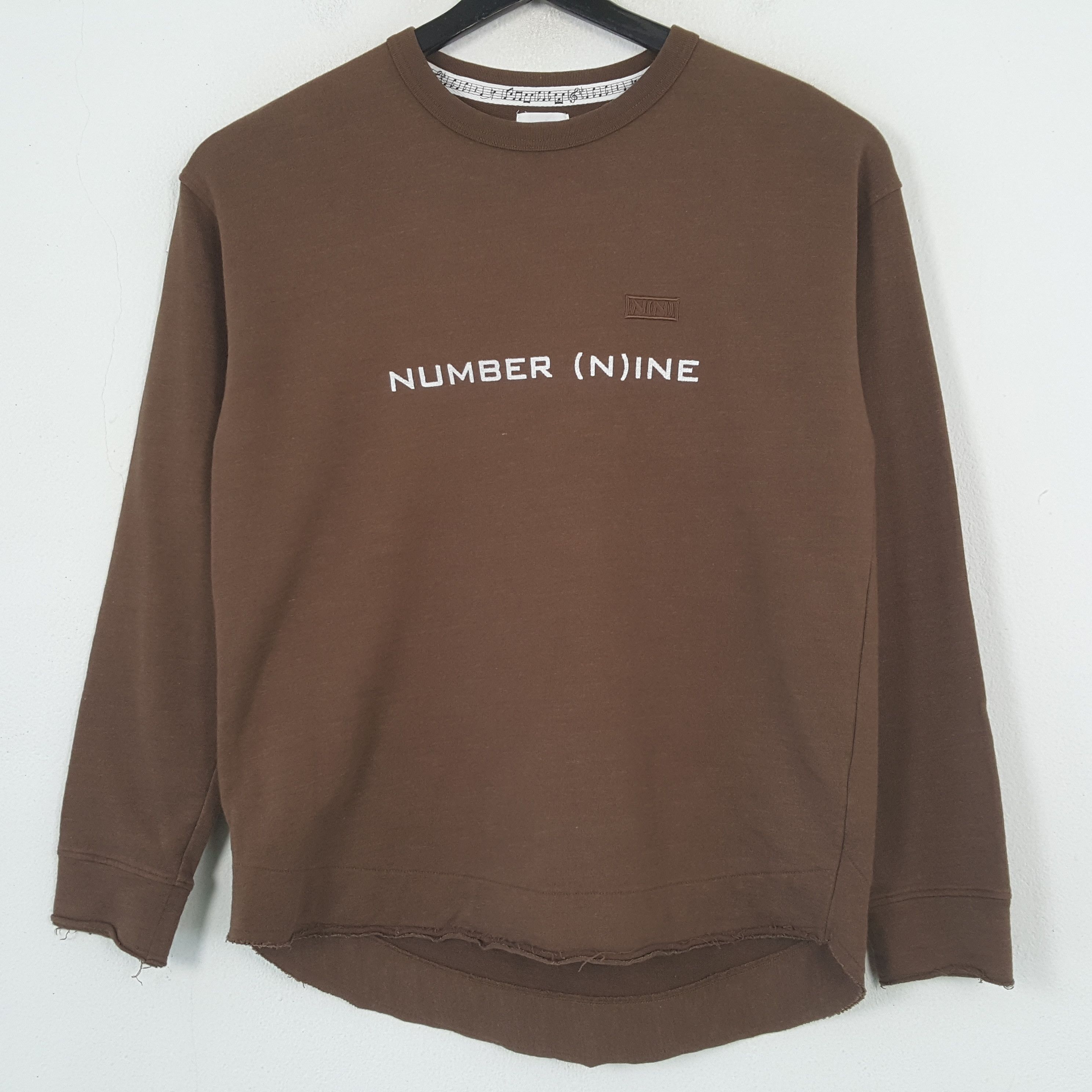 NUMBER NINE Japanese Brand Custom Art Tshirt C285N43