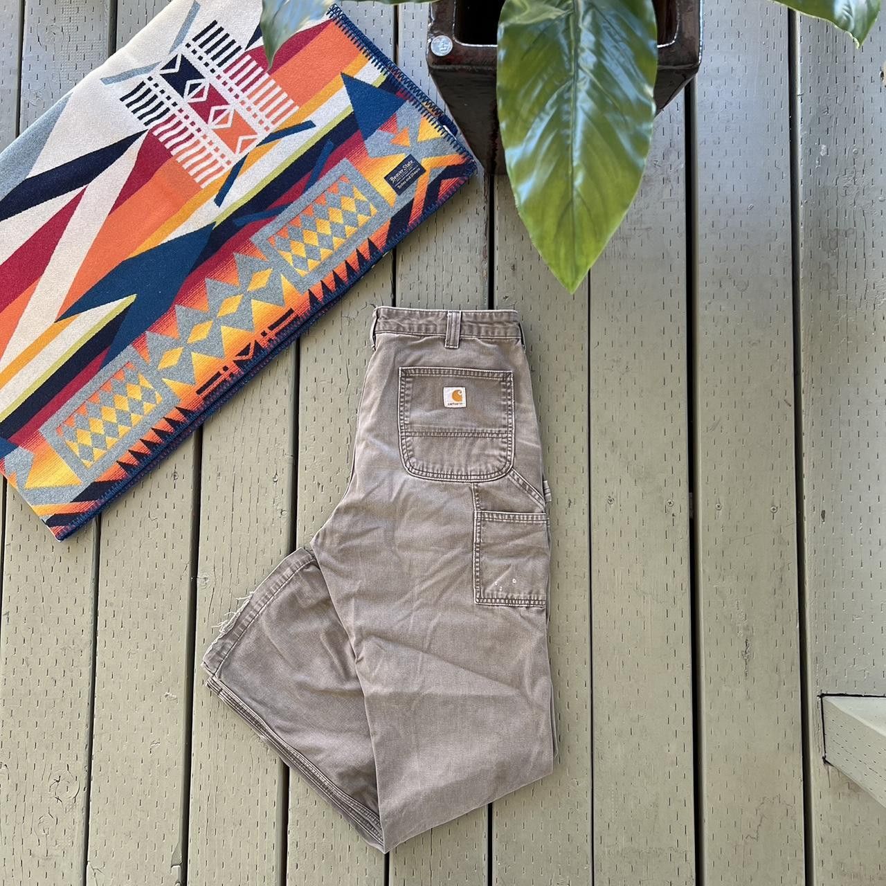 Carhartt Carhartt Pants Men’s 34x32 Relaxed Carpenter Workwear brown Size US 34 / EU 50 - 1 Thumbnail
