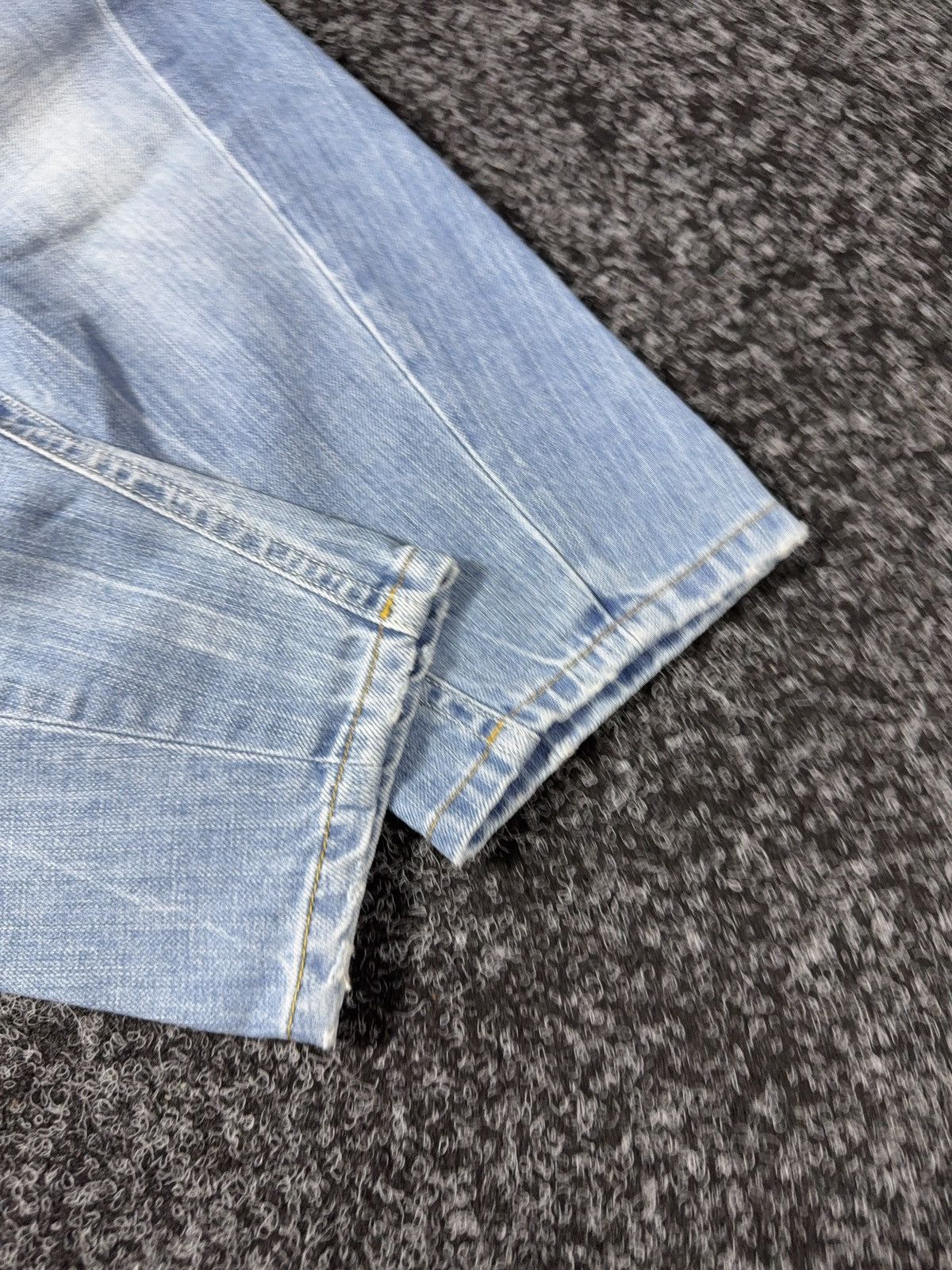 Diesel Luxury 00s Diesel Fayza Relaxed Tapered Rock Punk Jeans Y2K Size 29" - 12 Thumbnail
