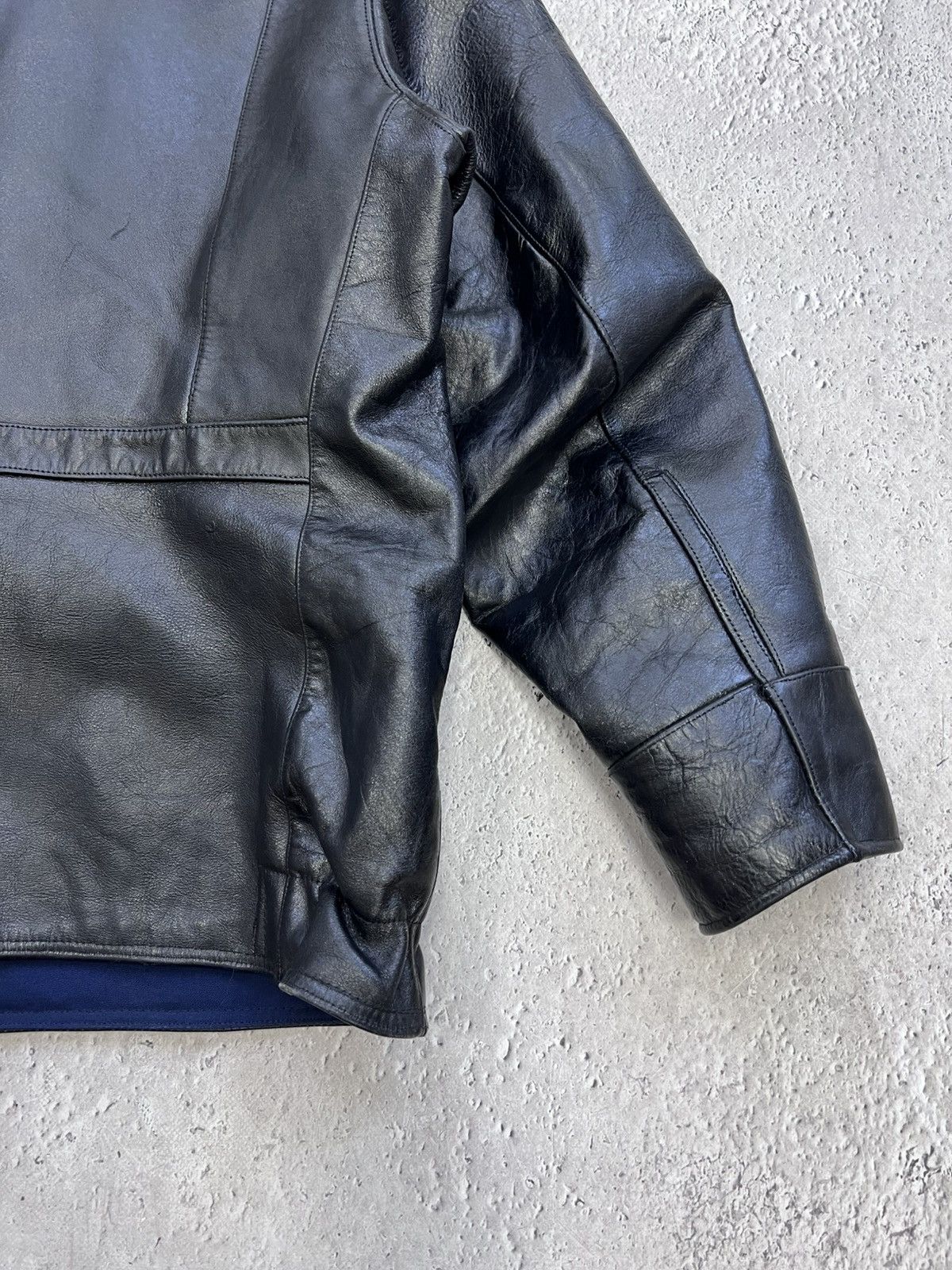Other Cropped racing Real Leather Vintage Avantgarde Jacket Size US L / EU 52-54 / 3 - 14 Thumbnail