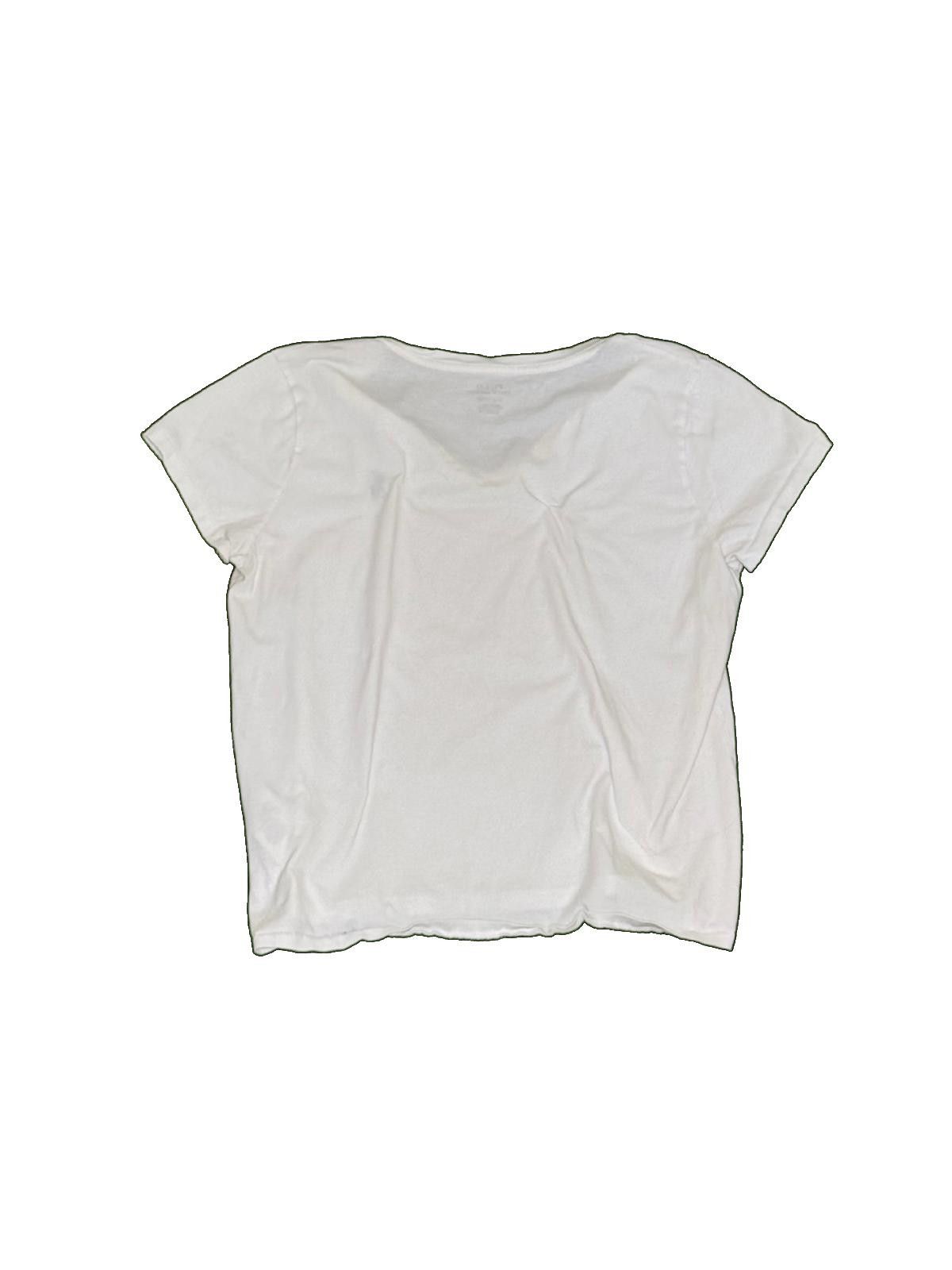 Polo Ralph Lauren Ladies Polo Ralph Lauren V-Neck T-Shirt Size L / US 10 / IT 46 - 2 Thumbnail