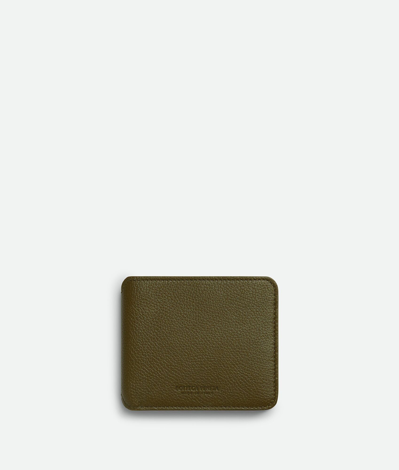 Bottega Veneta o1w1db10925 Size: OS / Booster Bi-Fold Wallet in Olive Size ONE SIZE - 1 Thumbnail