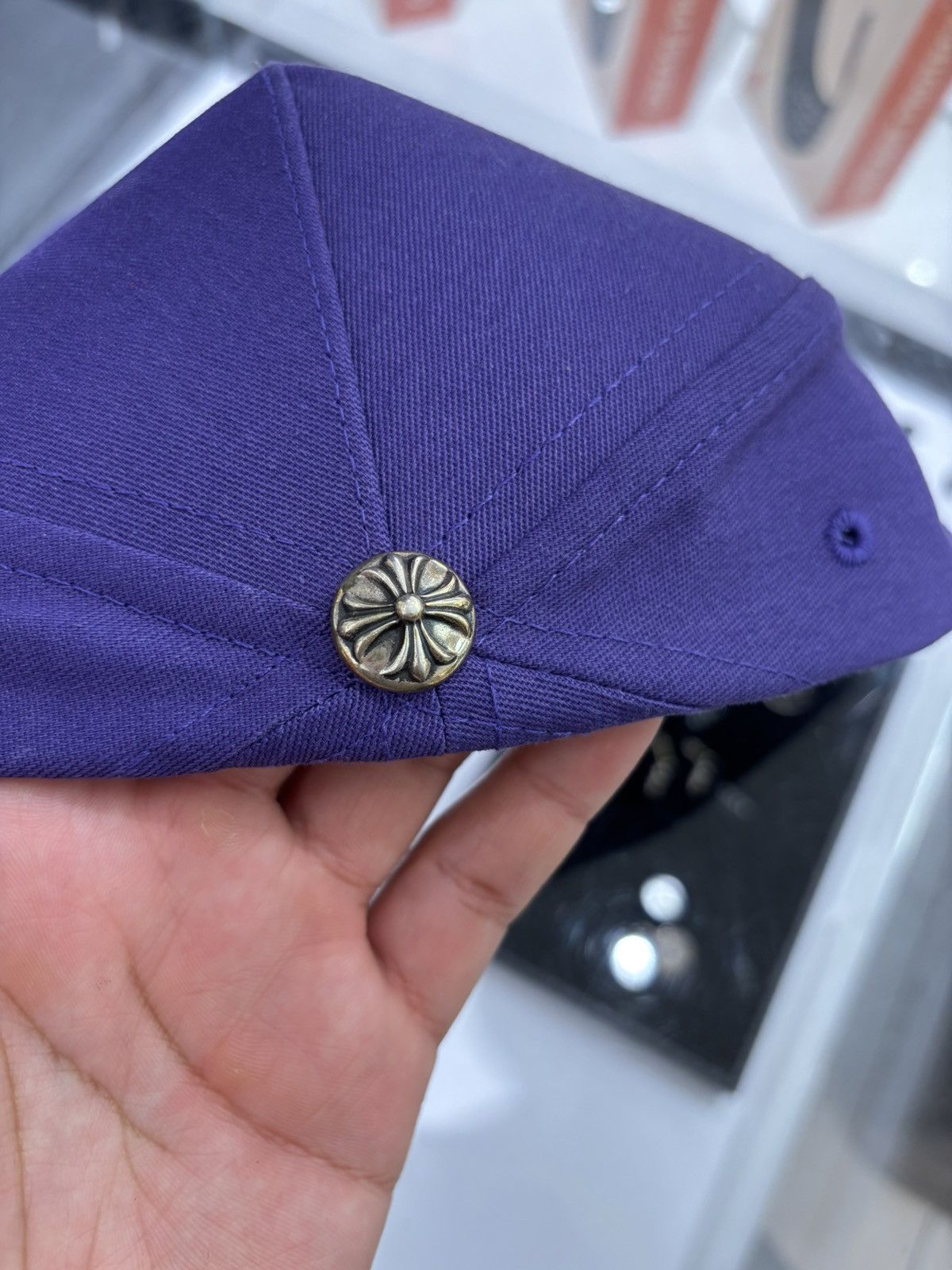 Chrome Hearts Chrome Hearts Purple Baseball Cap Size ONE SIZE - 4 Thumbnail