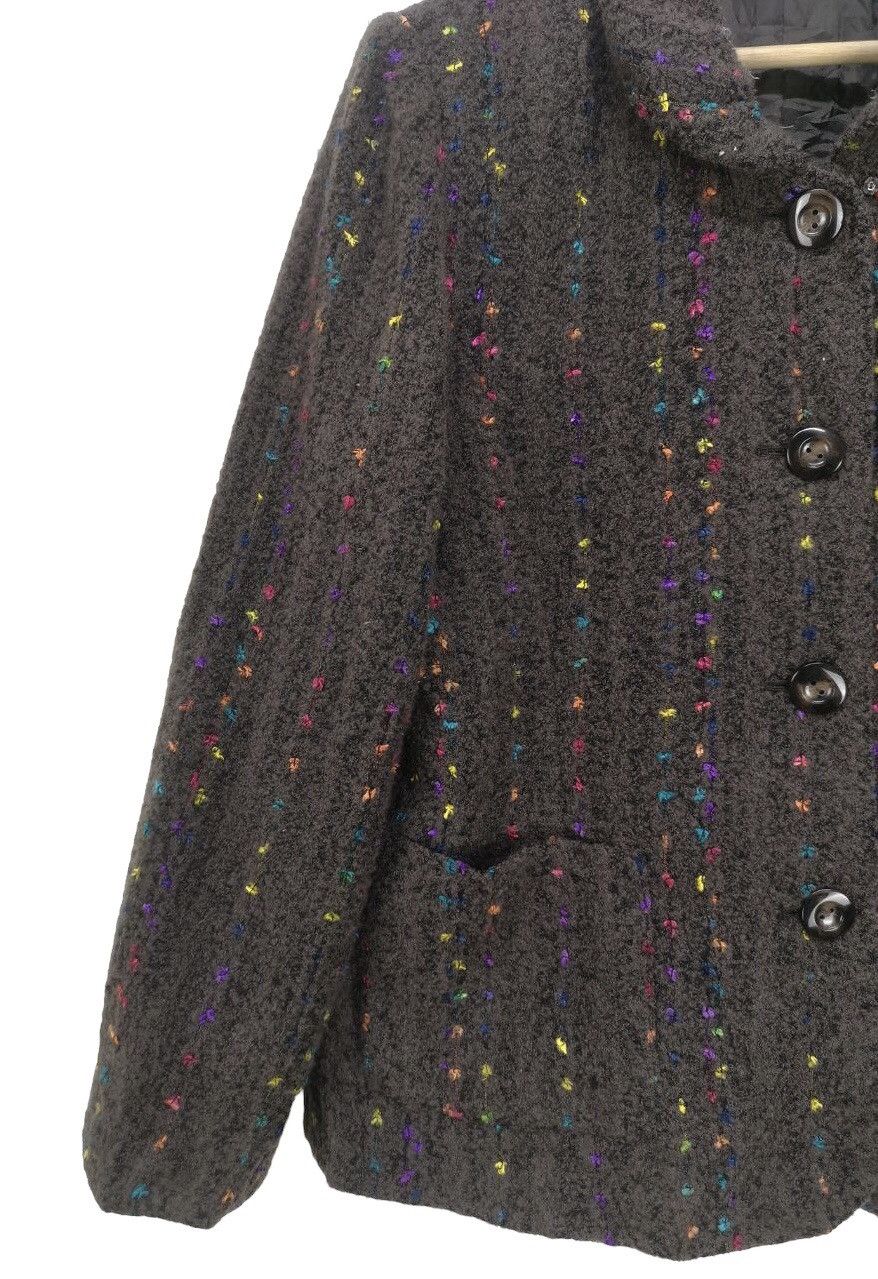 Aran Isles Knitwear Vintage Japanese Brand Frohlich Rainbow Petite Jacket Size M / US 6-8 / IT 42-44 - 4 Thumbnail
