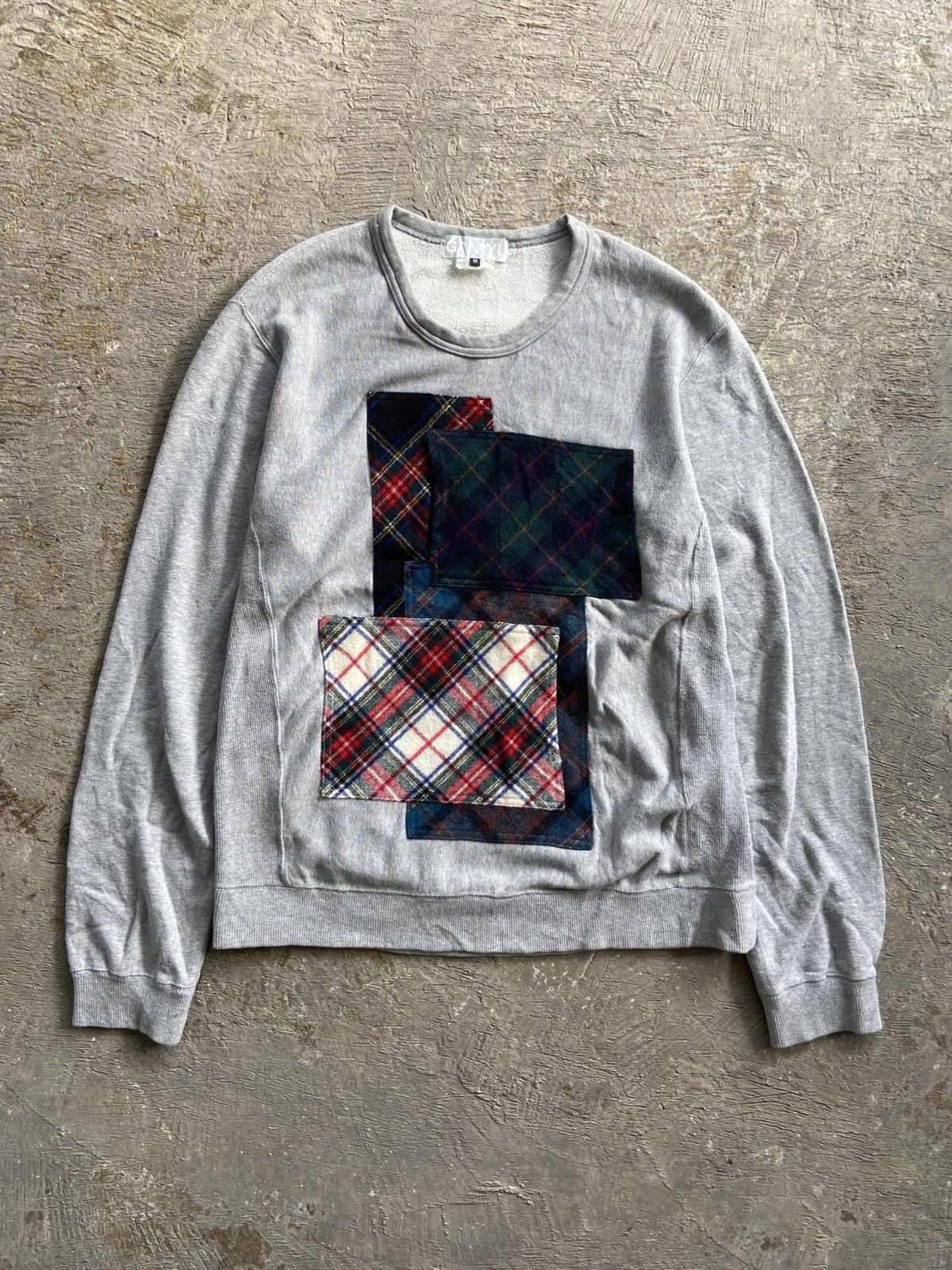 Comme des Garcons AD2015 Ganryu Comme des Garcons - Patchwork Flannel Sweater Size US M / EU 48-50 / 2 - 1 Thumbnail