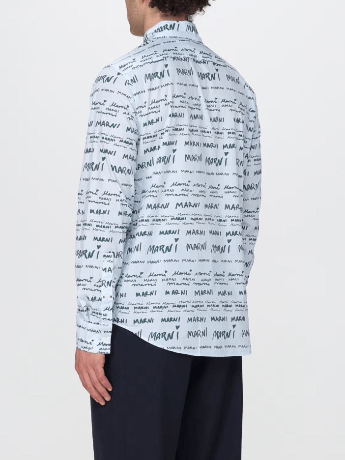 Marni BNWT AW23 MARNI MEGAMARNI POPELINE SHIRT 50 Size US M / EU 48-50 / 2 - 13 Thumbnail