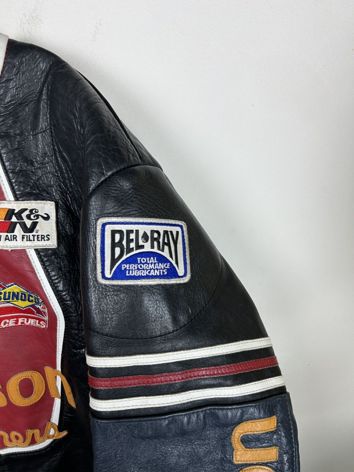 Vanson Leathers × Vintage Vintage Vanson Leather Bikers Jacket Size US L / EU 52-54 / 3 - 7 Thumbnail