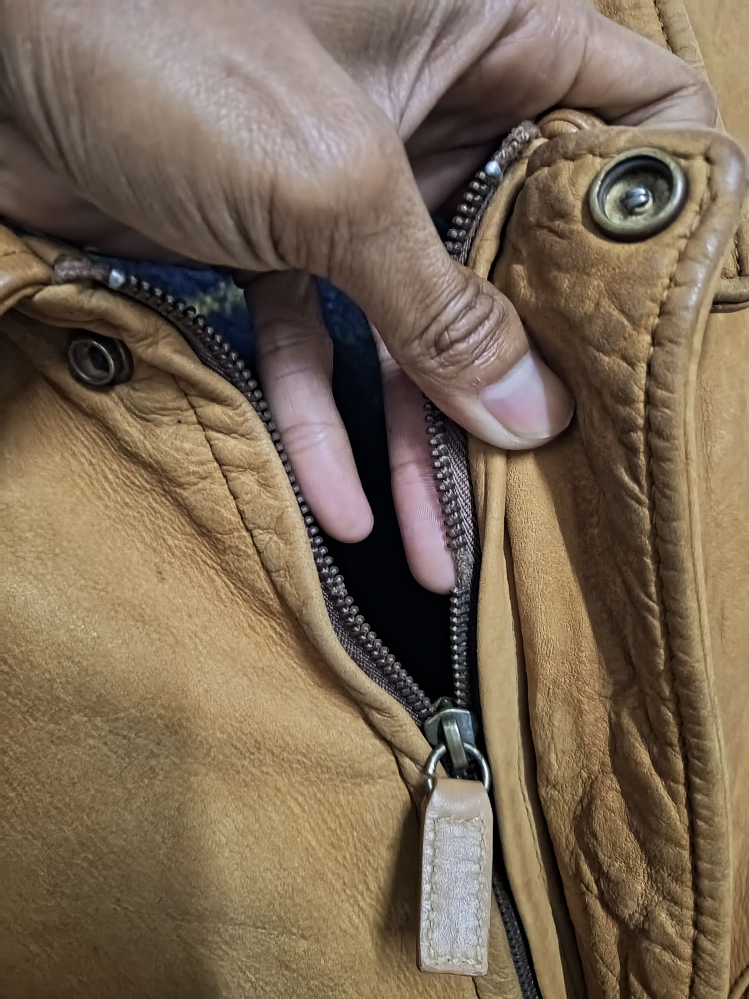 Vintage 80s vintage Schott N.Y.C leather wool jacket Size US XL / EU 56 / 4 - 13 Thumbnail