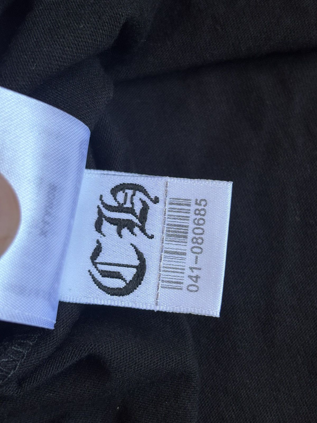 Chrome Hearts Chrome Hearts Black Neck Logo Tee Size US XL / EU 56 / 4 - 9 Thumbnail