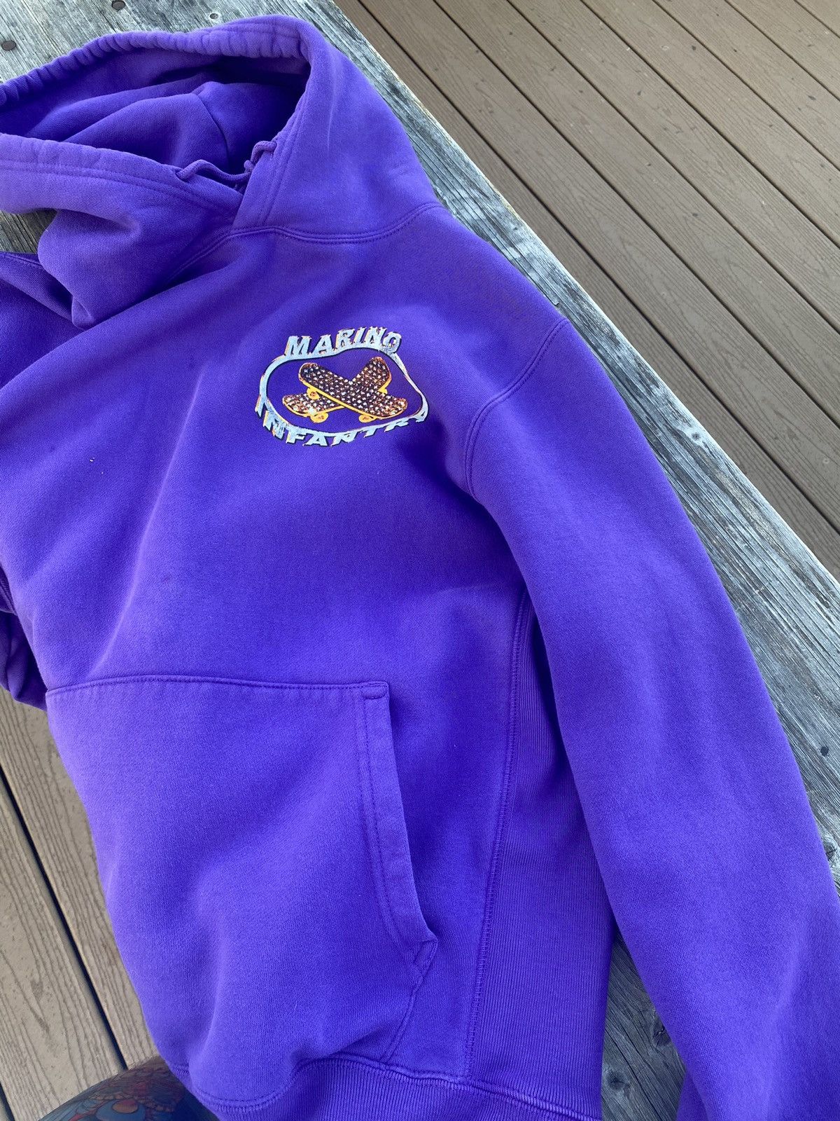 Marino Infantry Marino Infantry Purple Hoodie | Grailed 