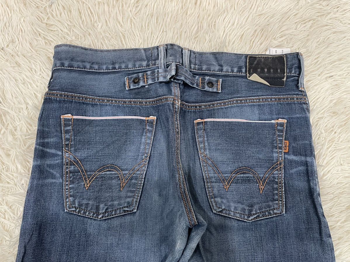 Edwin Distressed Edwin Buckle Back Selvedge Denim Jeans Size US 34 / EU 50 - 8 Thumbnail