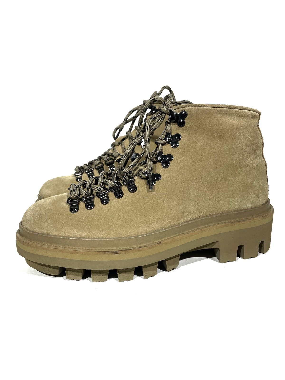 Allsaints Suede Leather Boots - Size 42 (9) Allsaints All Saints Gray Suede Leather Lace Up Desert  main image 3