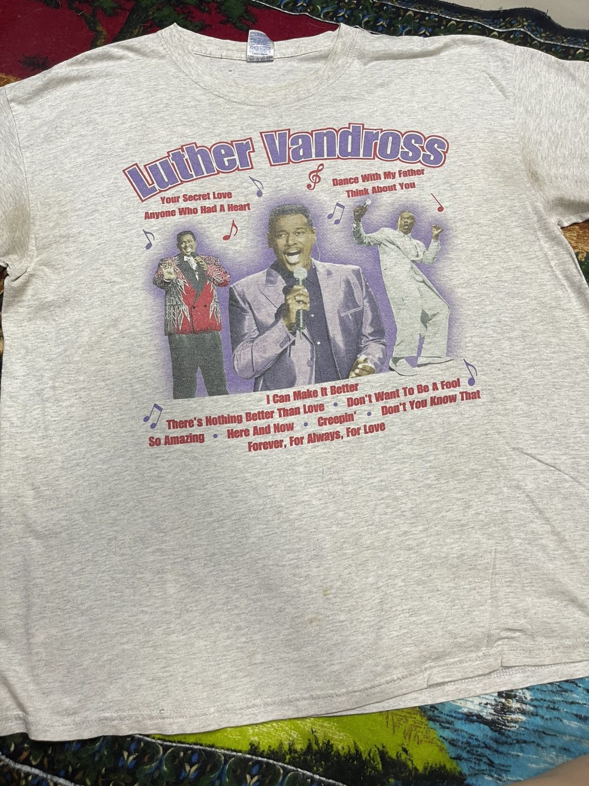 Band Tees × Vintage Rare Vintage Luther Vandross Tee - Soul Superstar! Size US XL / EU 56 / 4 - 3 Thumbnail