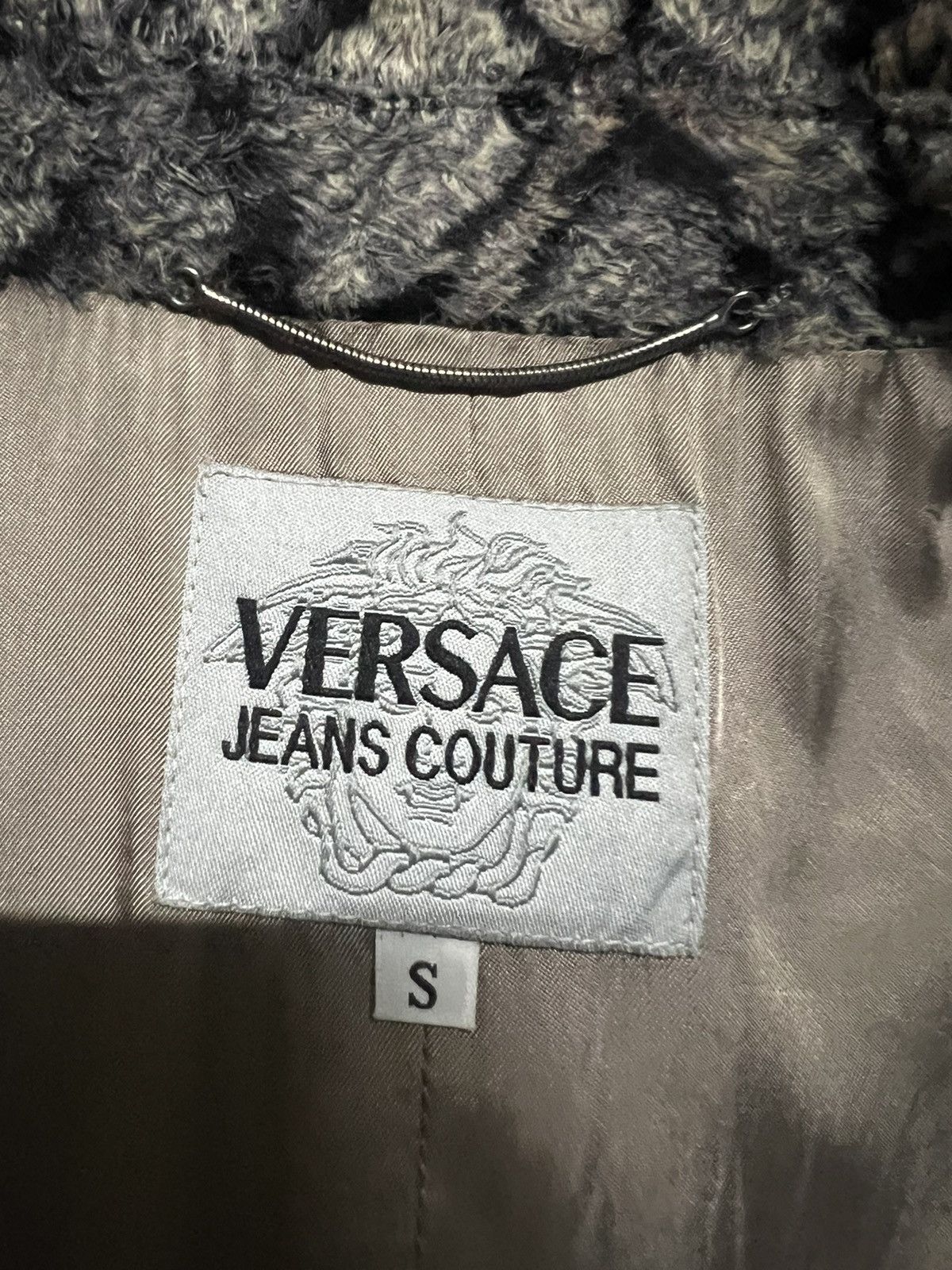 Versace Jeans Couture × Vintage Versace Jeans Couture Women’s Python Fur Coats Size S / US 4 / IT 40 - 7 Thumbnail