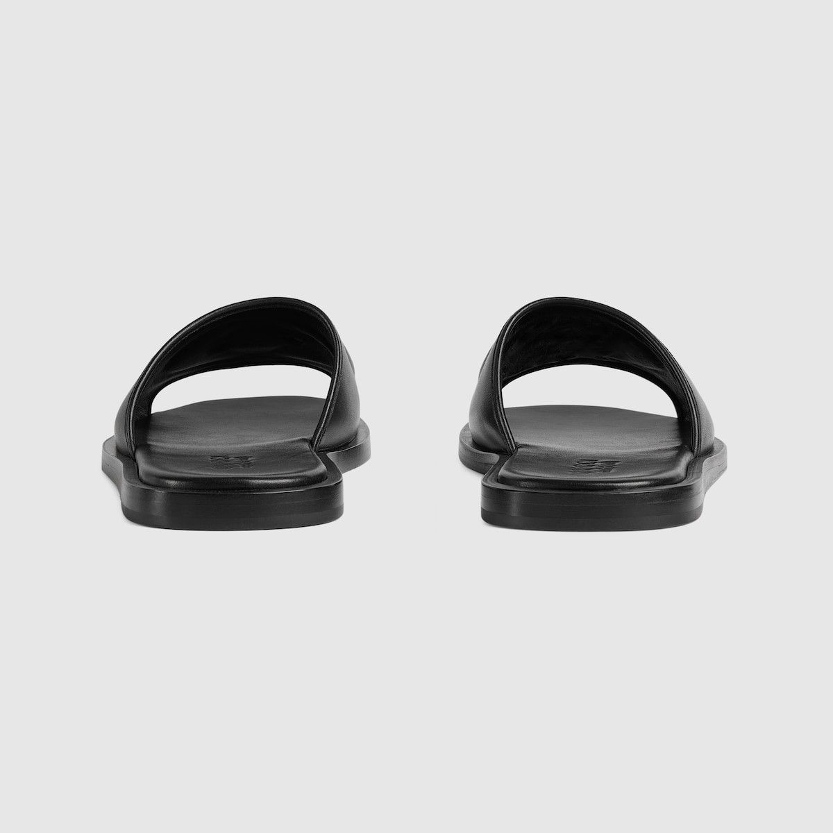 Gucci o1loc1c0625 Slide Sandals with Interlocking G in Black Size US 7.5 / EU 40-41 - 4 Thumbnail