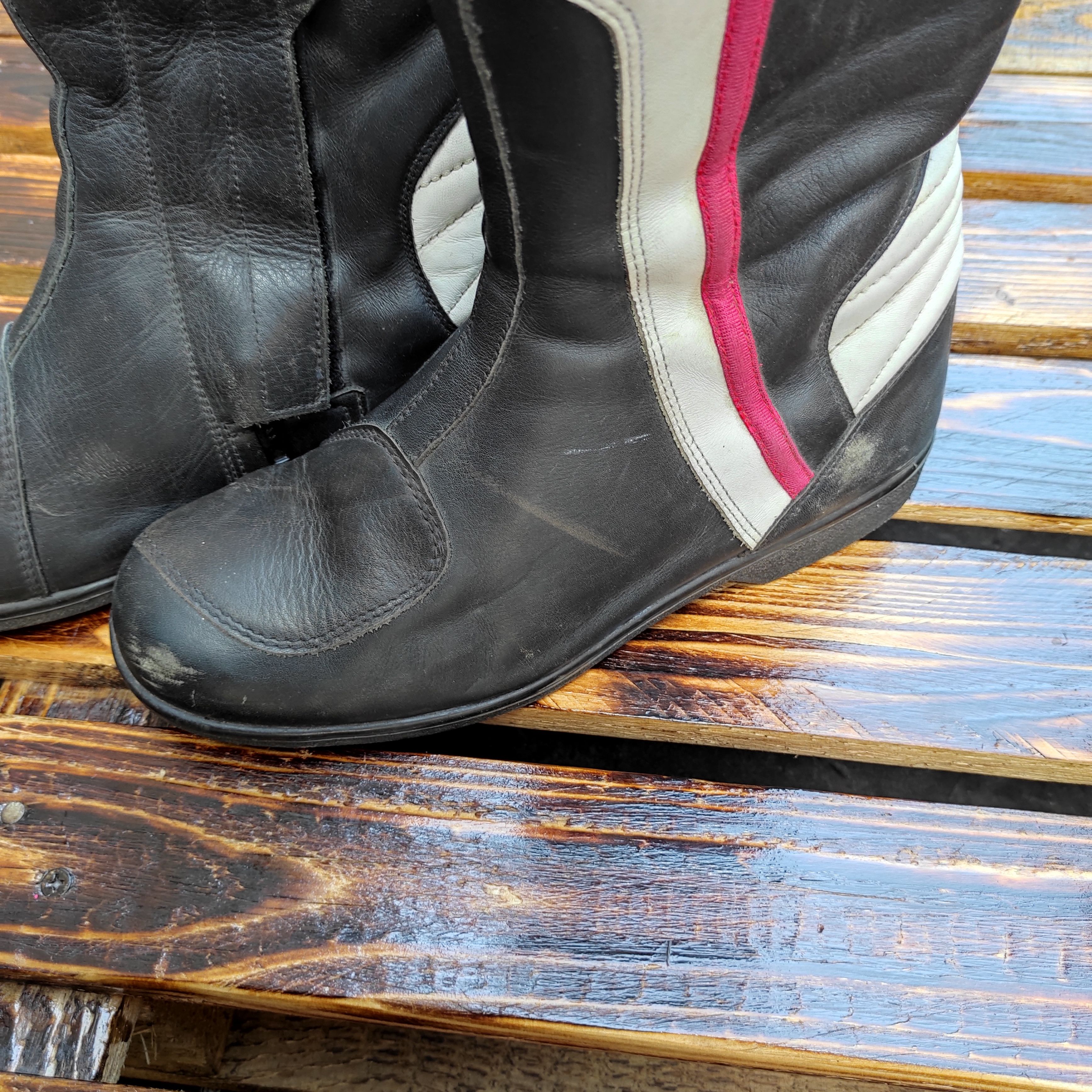 Daytona × Vintage FREY DAYTONA Le Mans Leather Motorcycle Boots Size EU 38 Size US 5.5 / EU 38 - 9 Thumbnail
