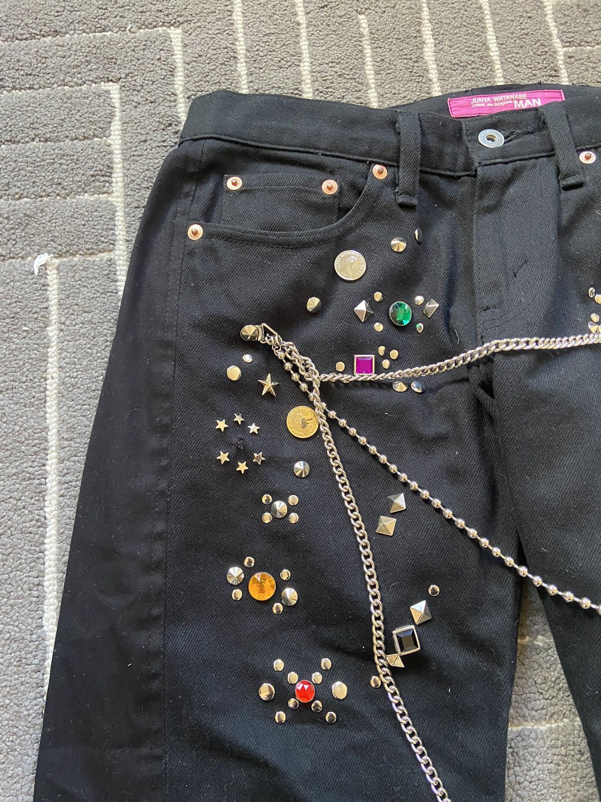 Junya Watanabe AD02 Junya Watanabe Studded Pants Size US 30 / EU 46 - 5 Thumbnail