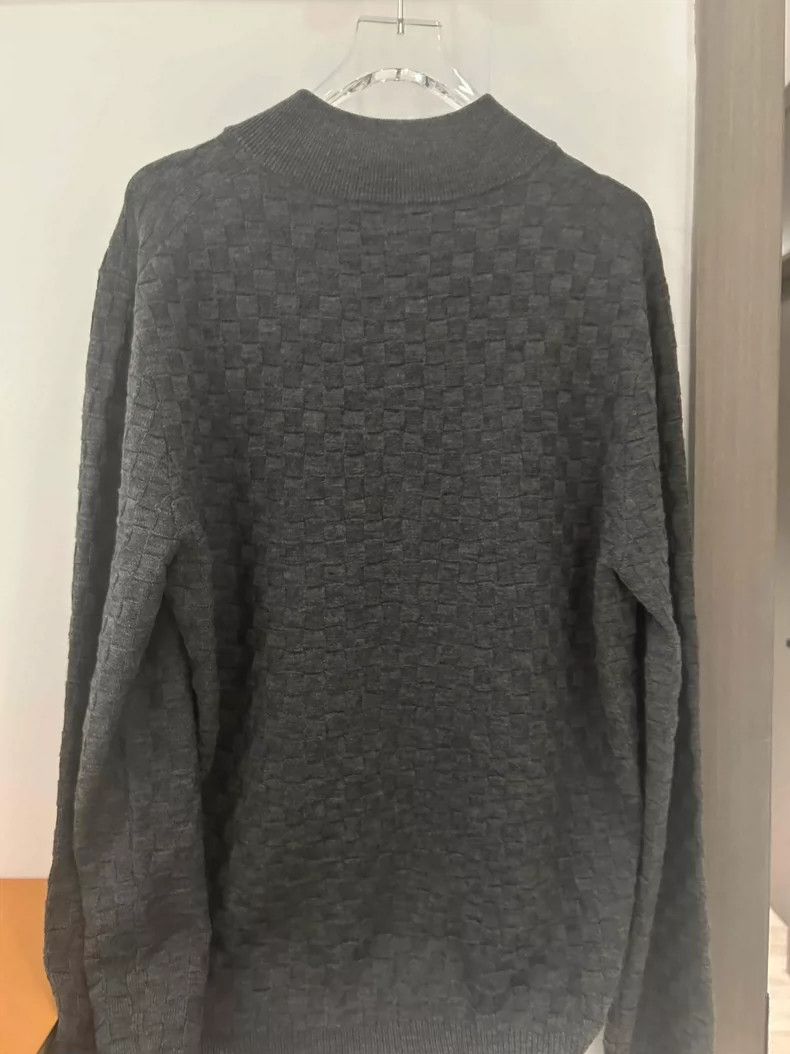 Louis Vuitton Louis Vuitton Checkerboard Cardigan sweater Size US XXL / EU 58 / 5 - 2 Thumbnail