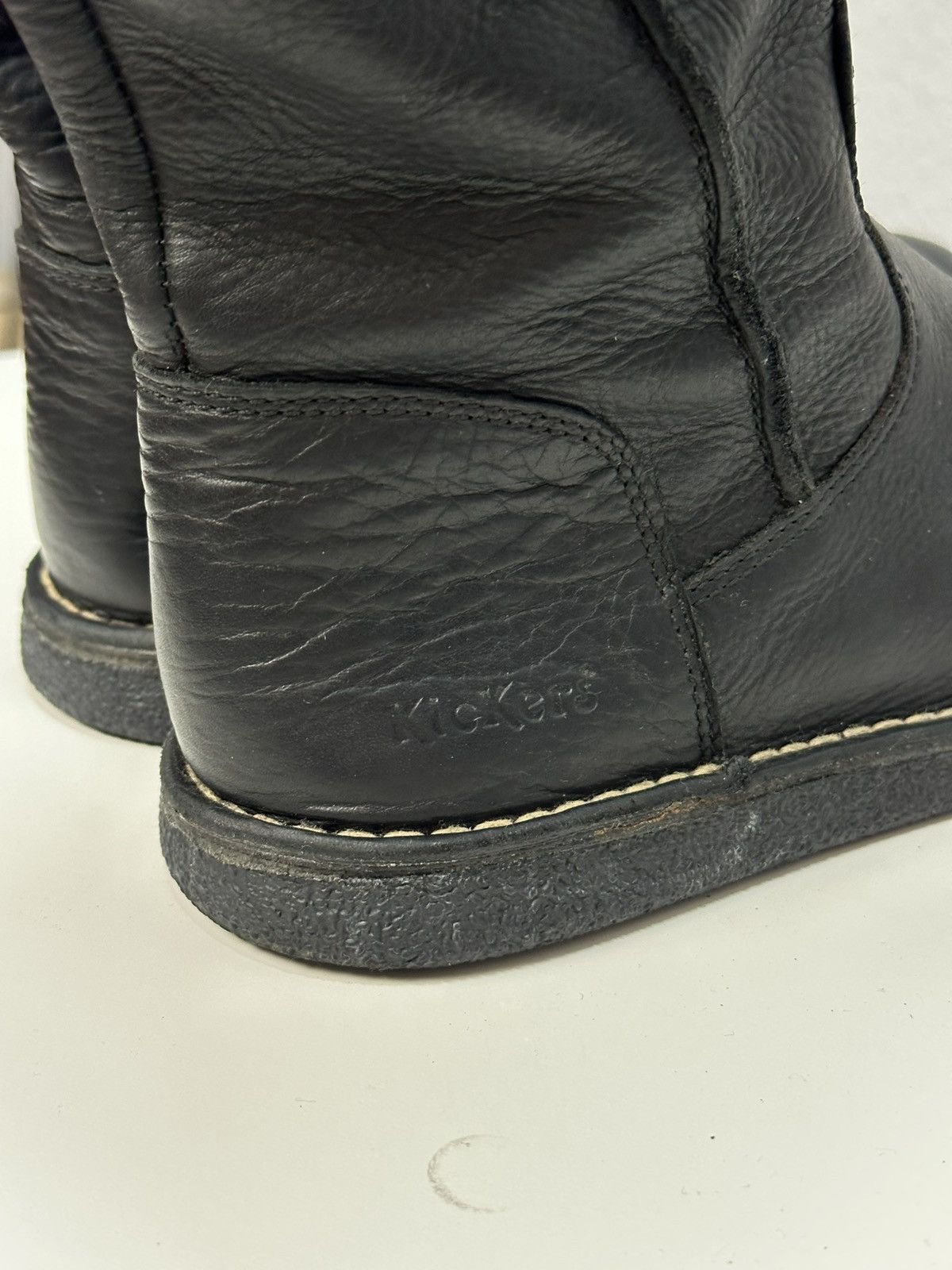 Kickers Vintage Kickers Belted Leather Biker High Boots AS 98 Style Size US 7.5 / EU 40-41 - 7 Thumbnail